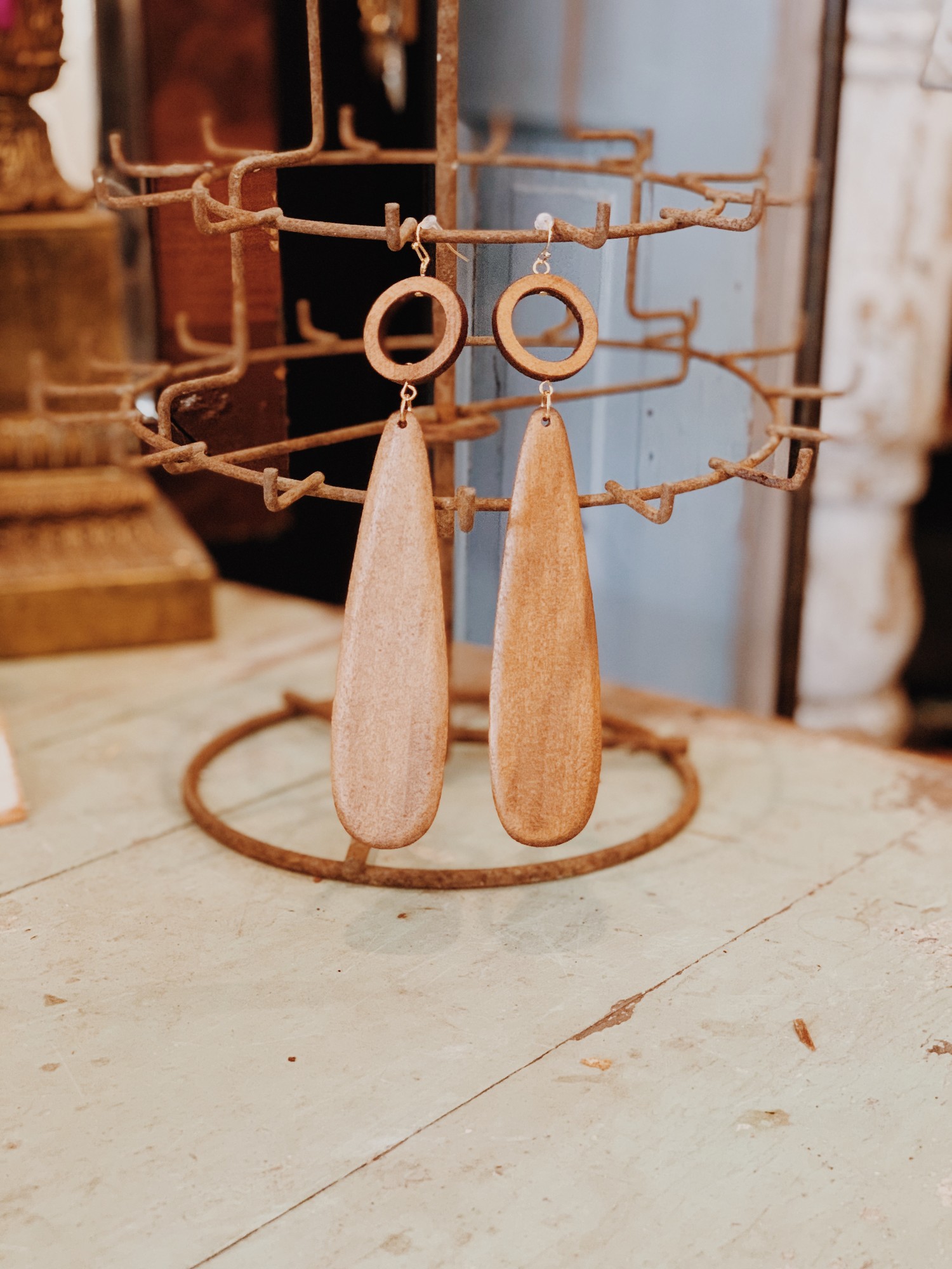These 6 inch long earrings are the perfect finishing touch to any boho outfit!