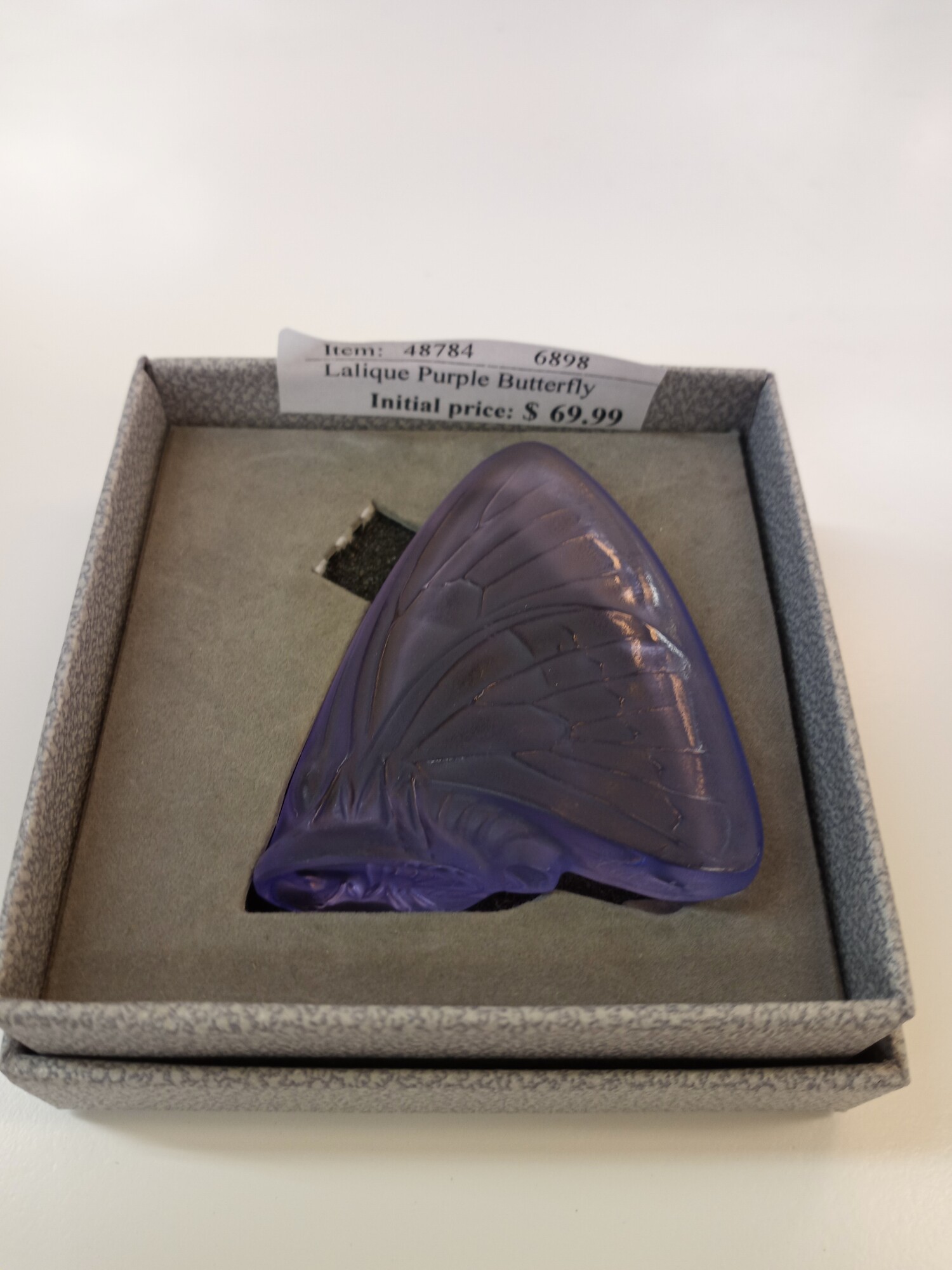 Lalique Purple Butterfly