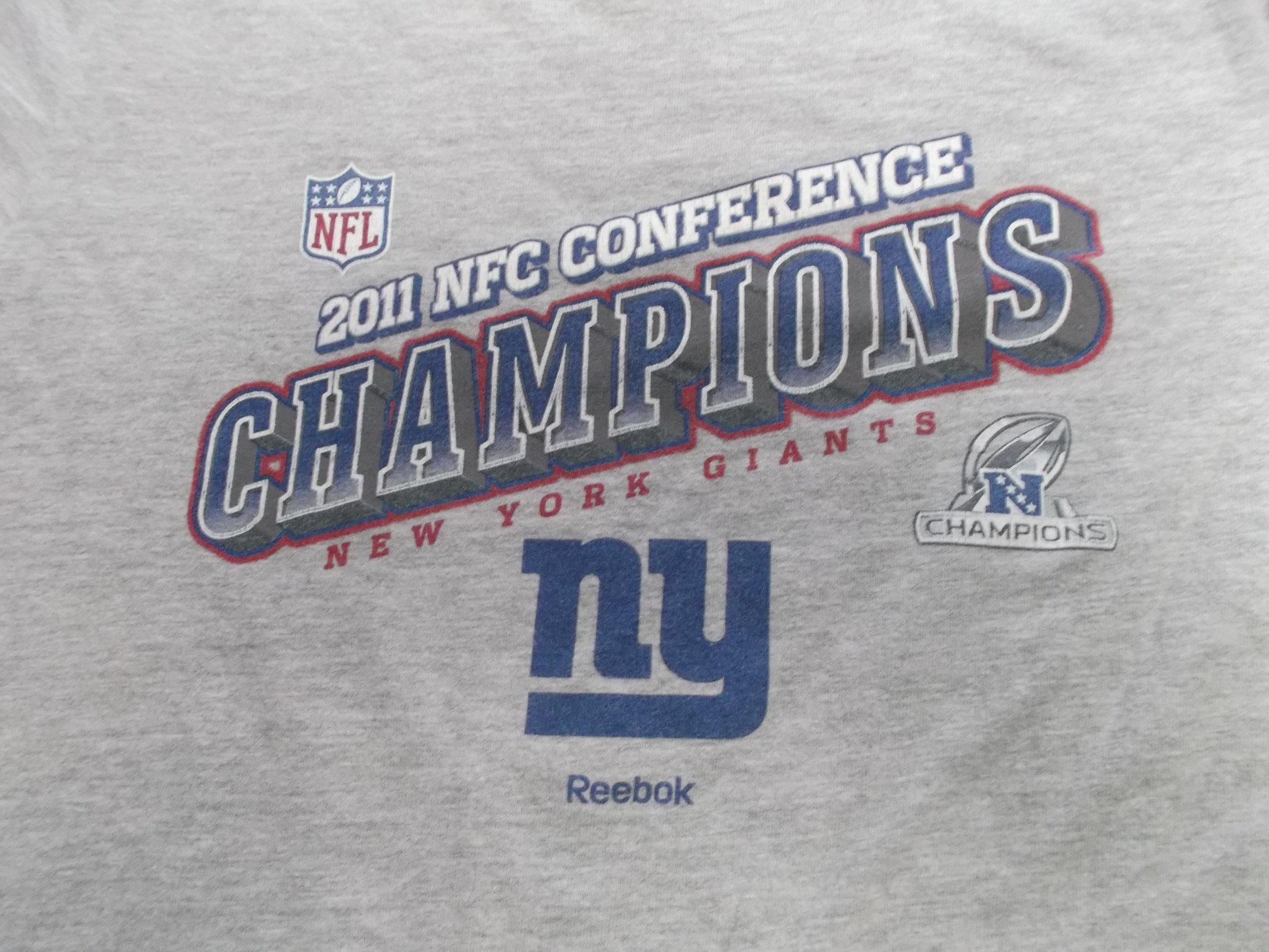 NY Giants Womens Shirt  Recycled ActiveWear ~ FREE SHIPPING USA ONLY~