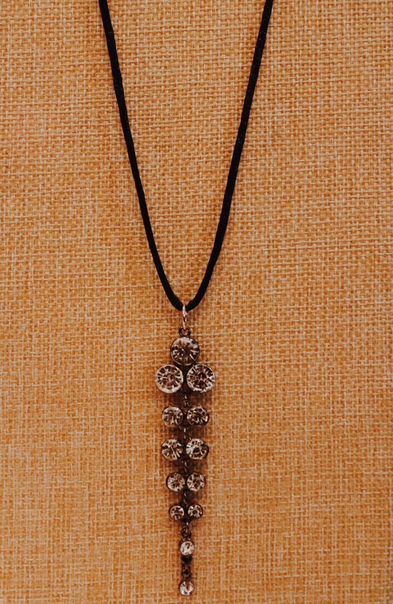 This necklace by Kelli Hawk Designs has a beautiful vintage pendant and hangs on a 17 inch cord with a 2 inch extender.