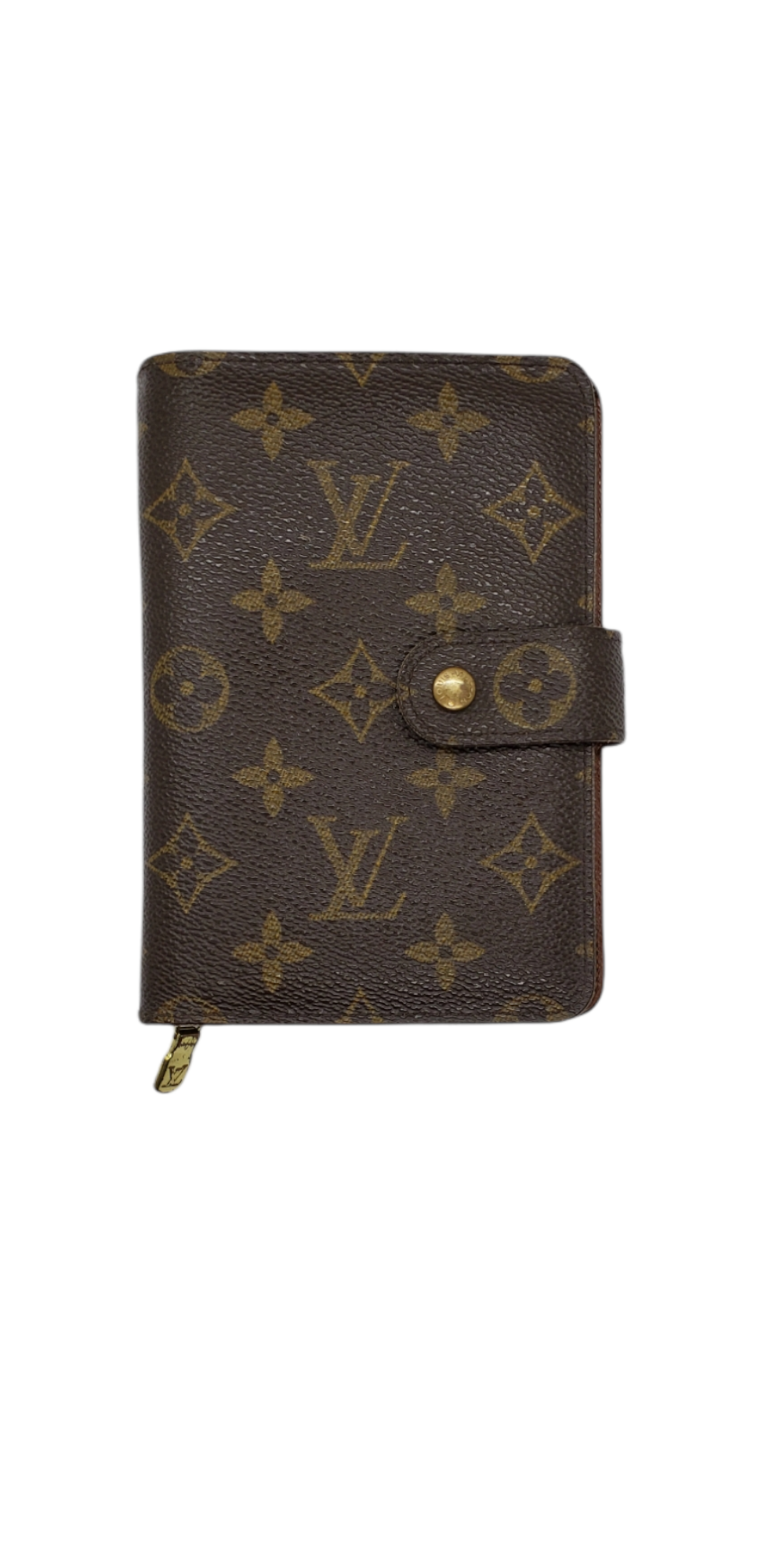 Louis Vuitton

Porte Papier Zippy Wallet

Monogram 2002

Can Accomodate a Passport

Great Condition. Minor Wear on Corners