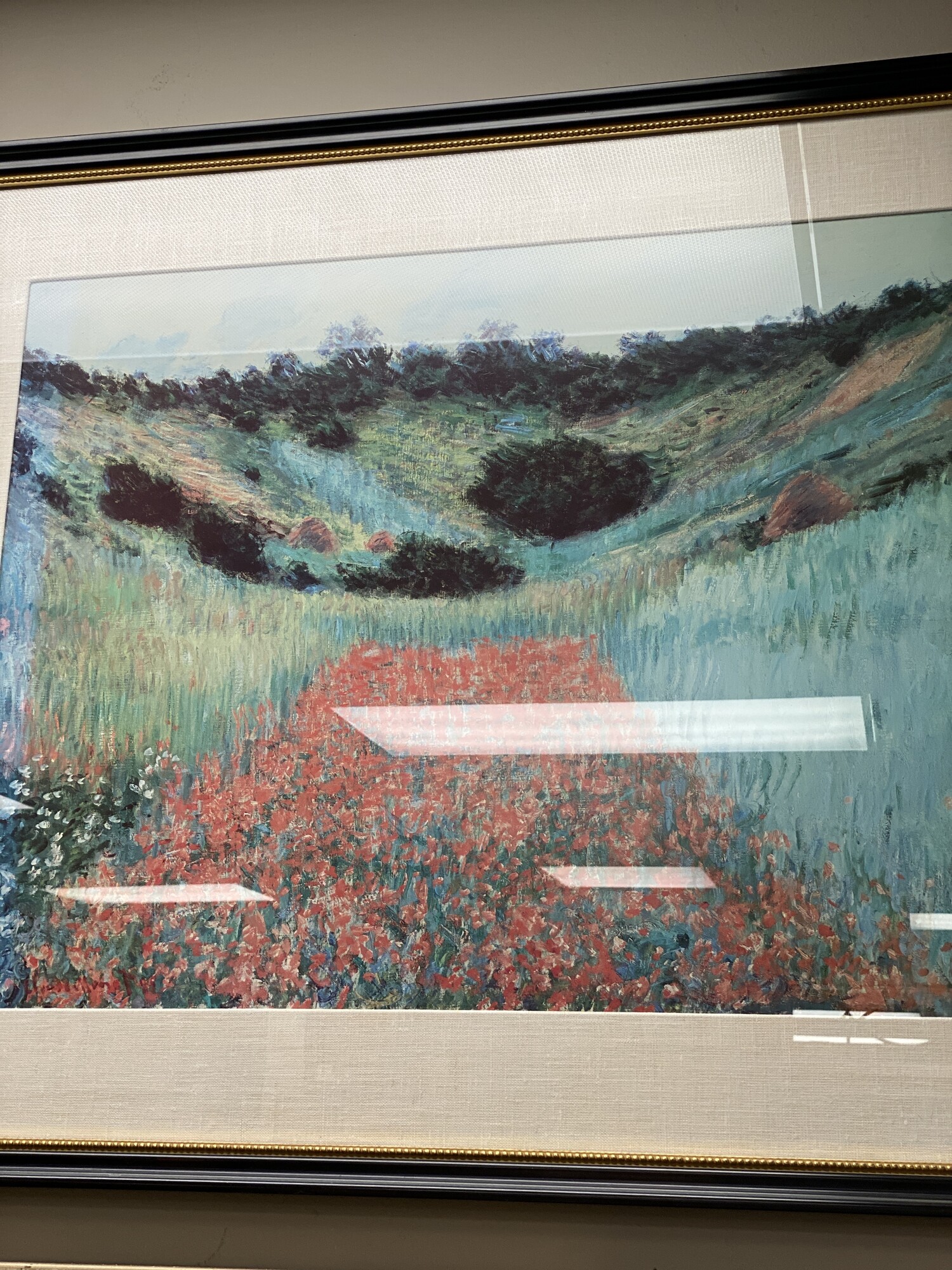 Monet- Poppy Field in Hollow near Giverny 36x30
