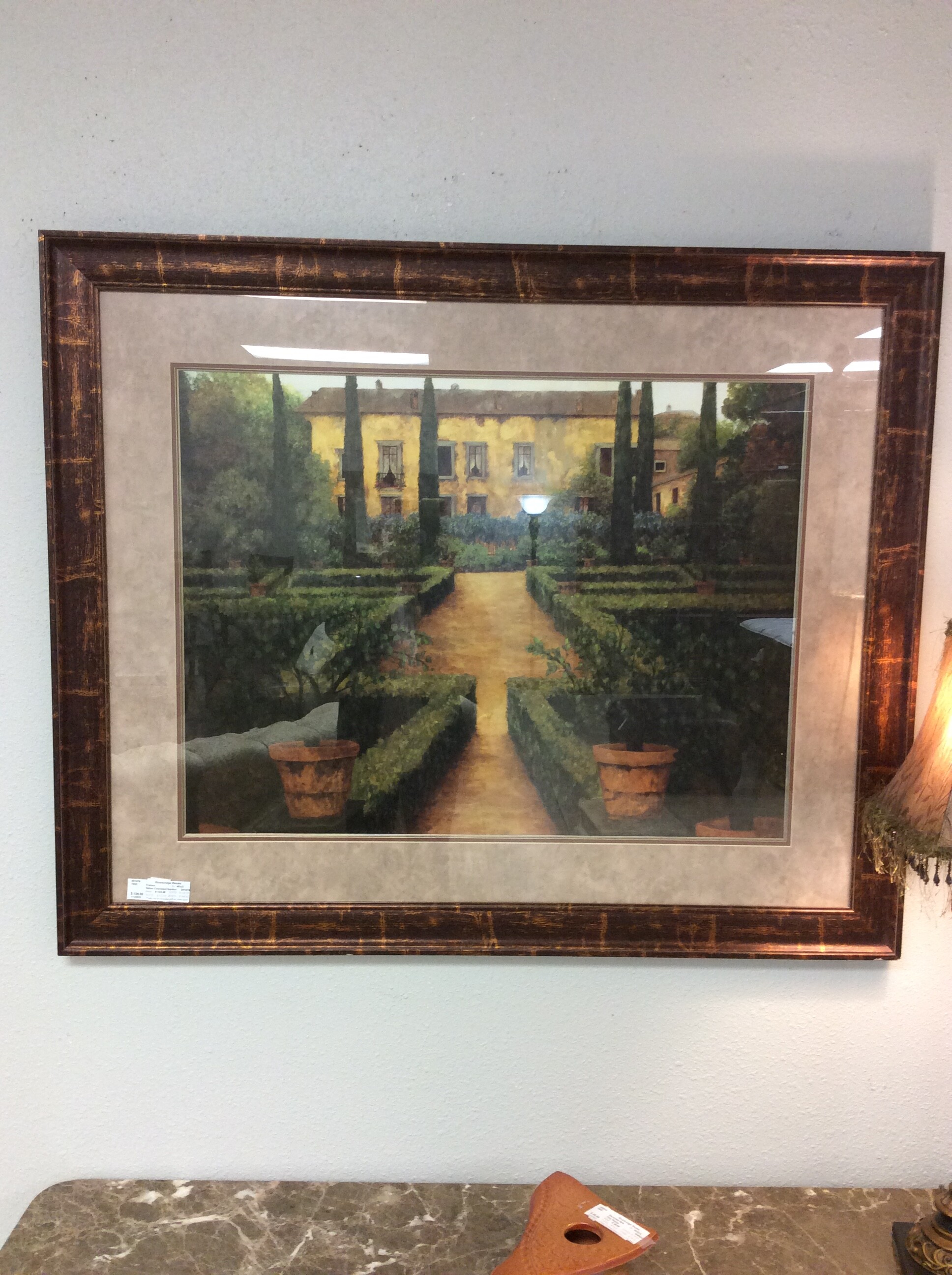 Beautifully matted and framed.