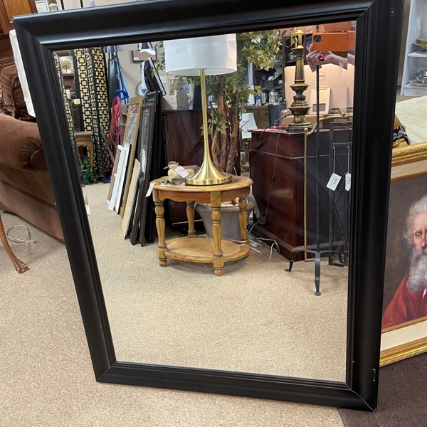 Black Framed Mirror, Size: 37x46