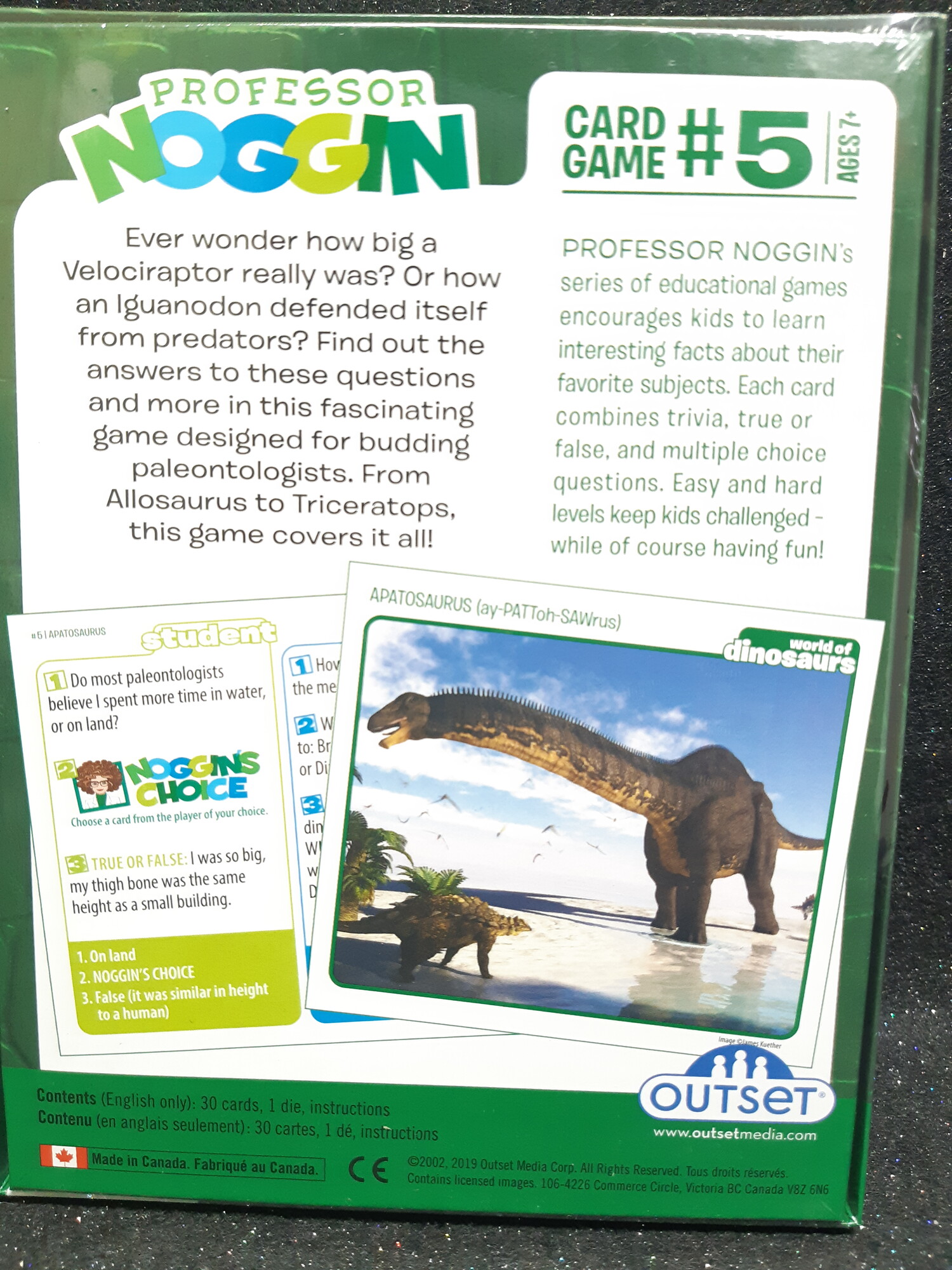 World Of Dinosaurs Card