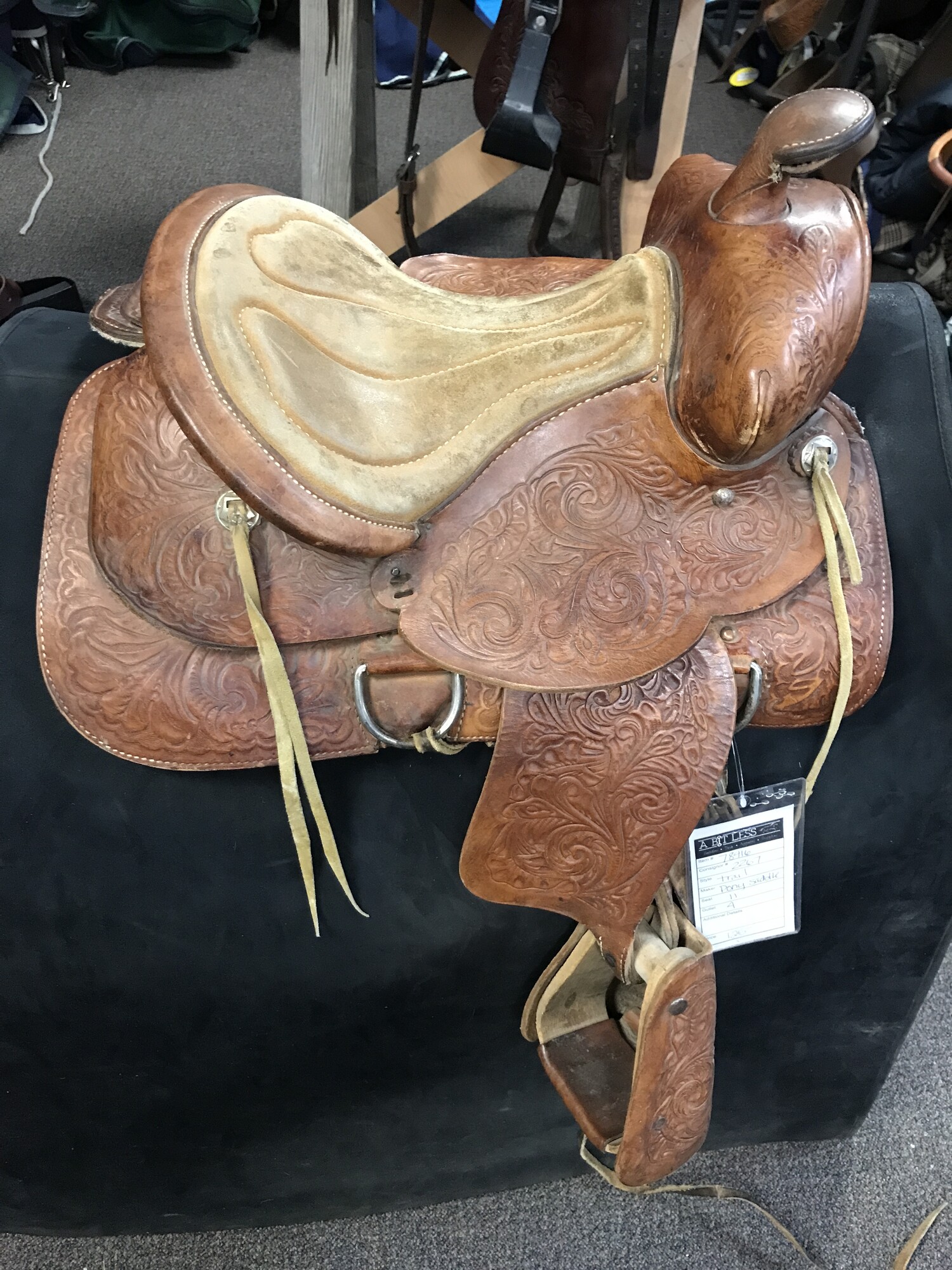 Pony Saddle, None, Size: 11