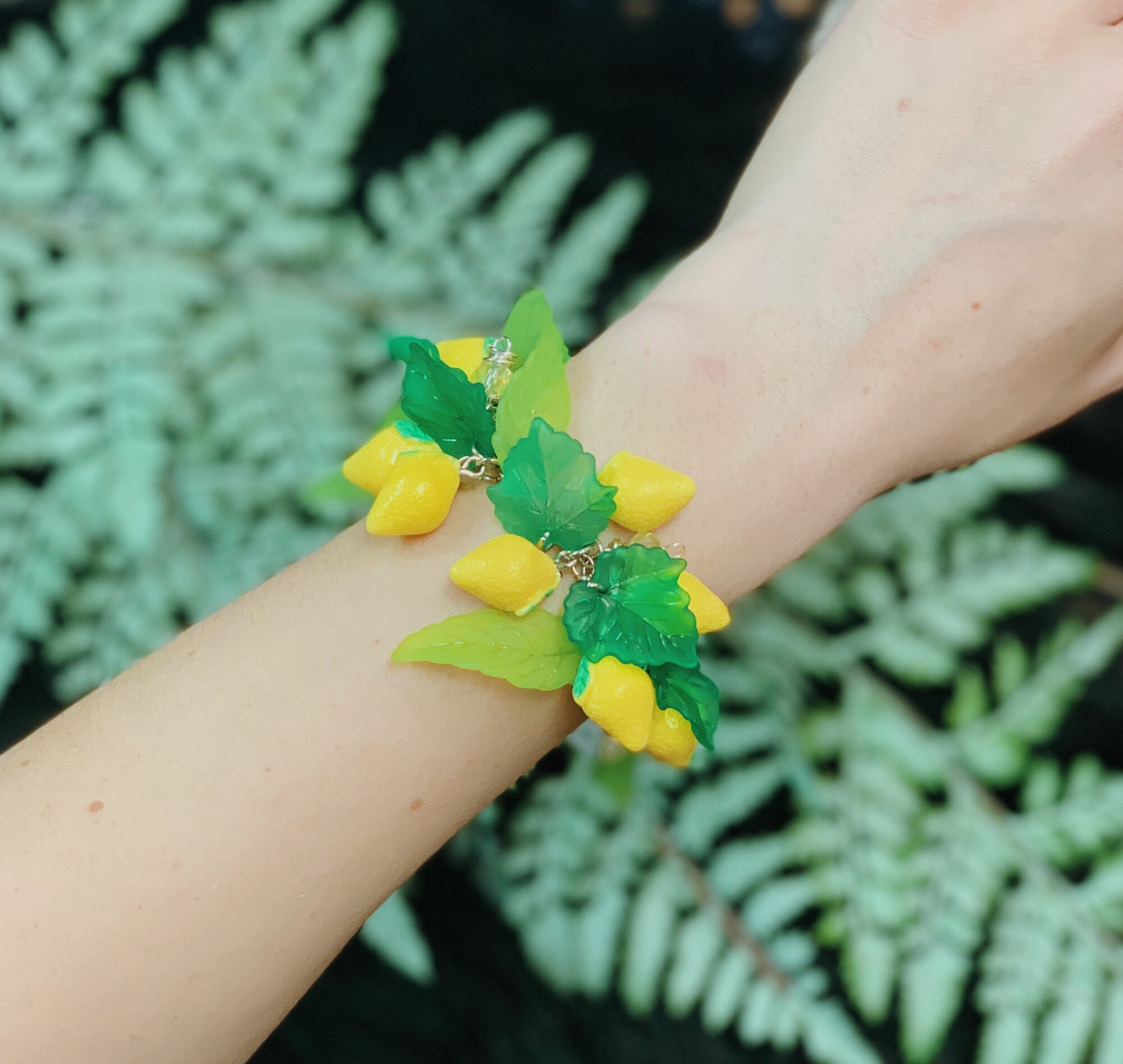 lemon bracelet charm