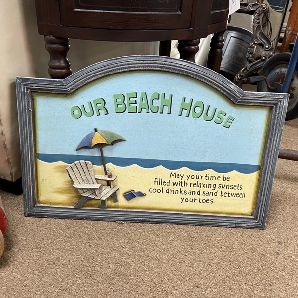Our Beach House Sign, Size: 24x16