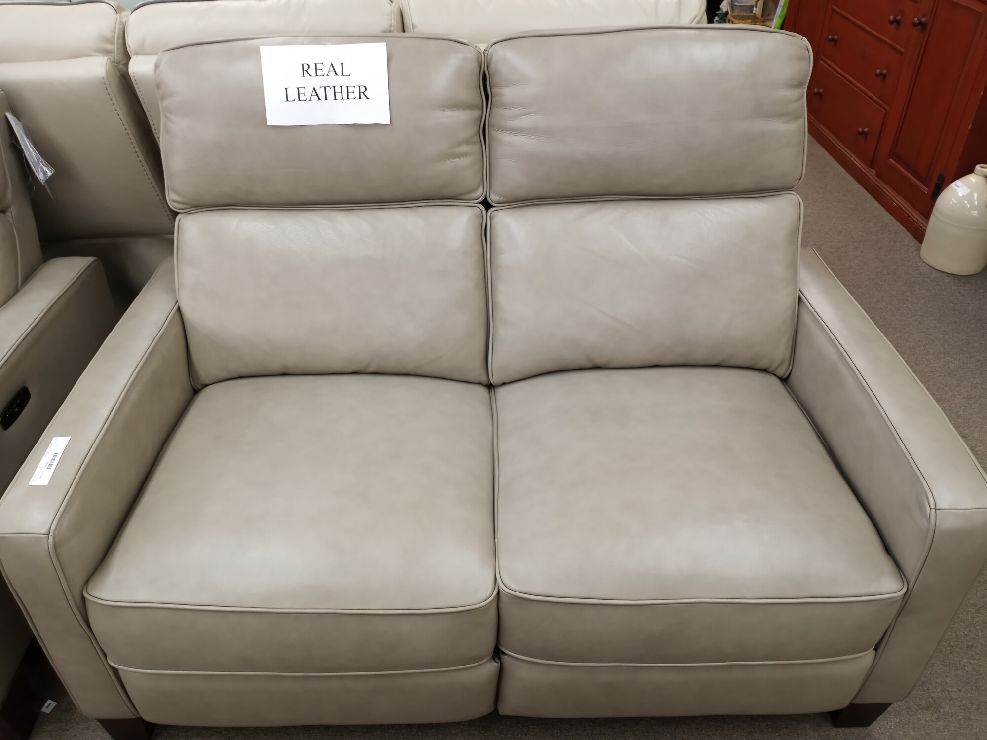 Power Leather Loveseat matching sofas available too!