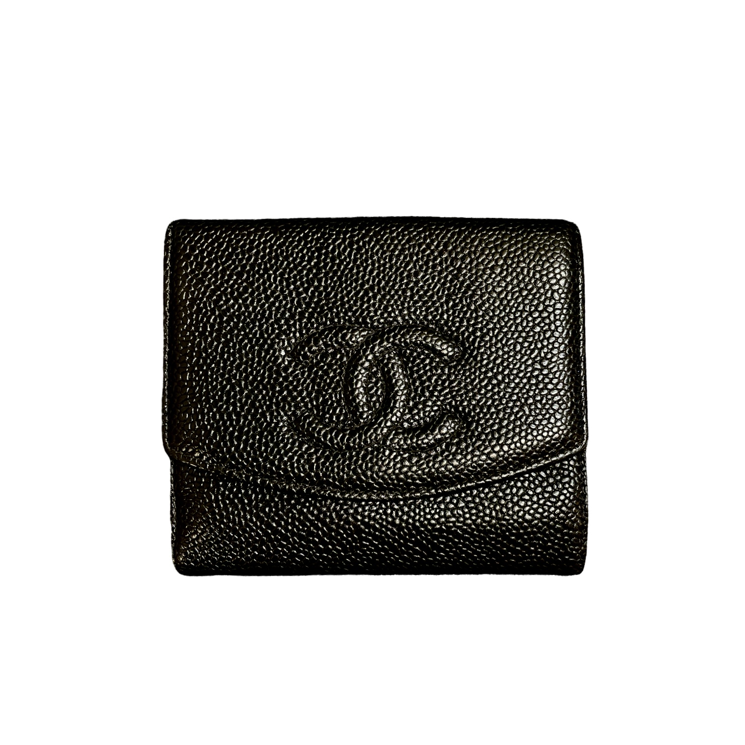 Chanel Caviar Timeless Compact Wallet, $349.99