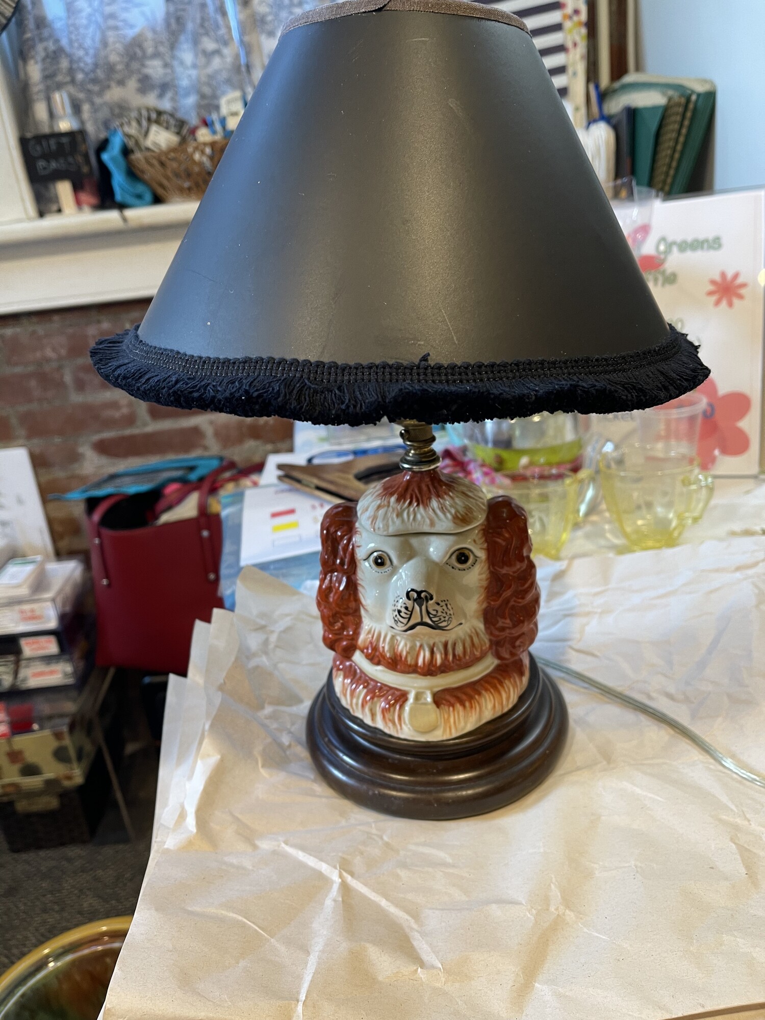Staffordshird Dog Lamp, None, Size: None