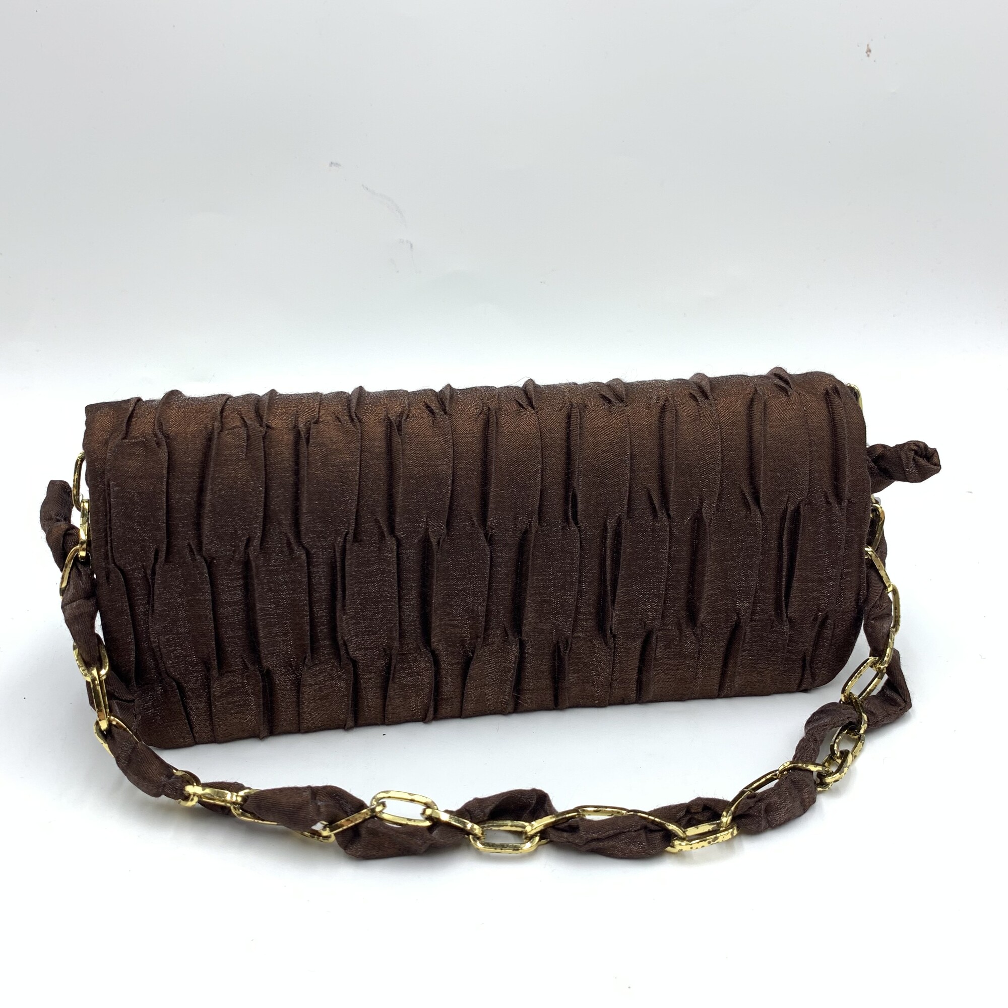 Evening Bag, Choco, Size: None