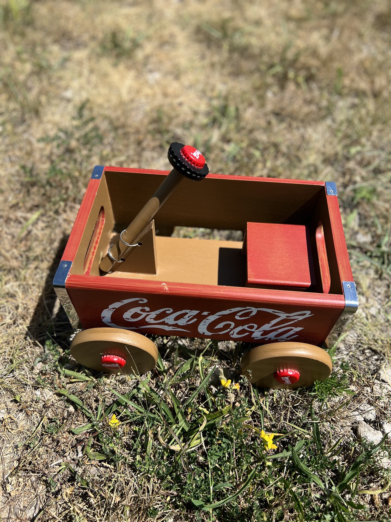 Coca Cola Wooden Wagon The Attic Inc.