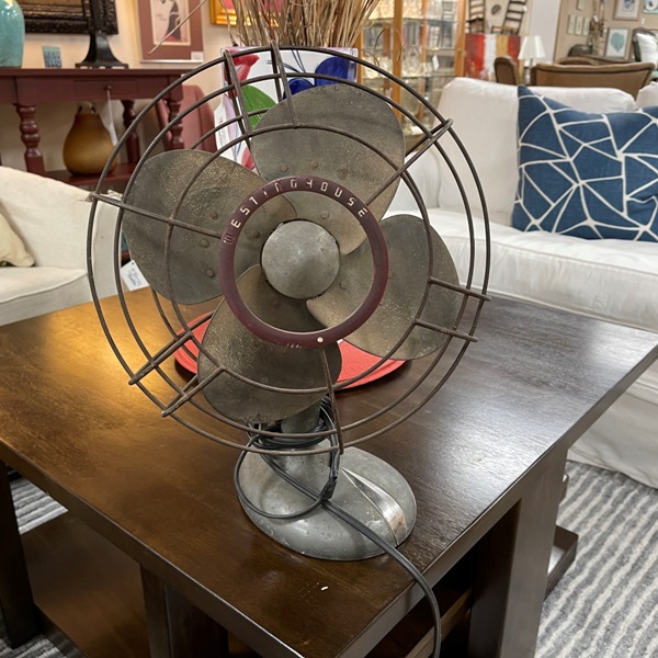 Antique Westinghouse Electric Fan, Size: 19 Tall