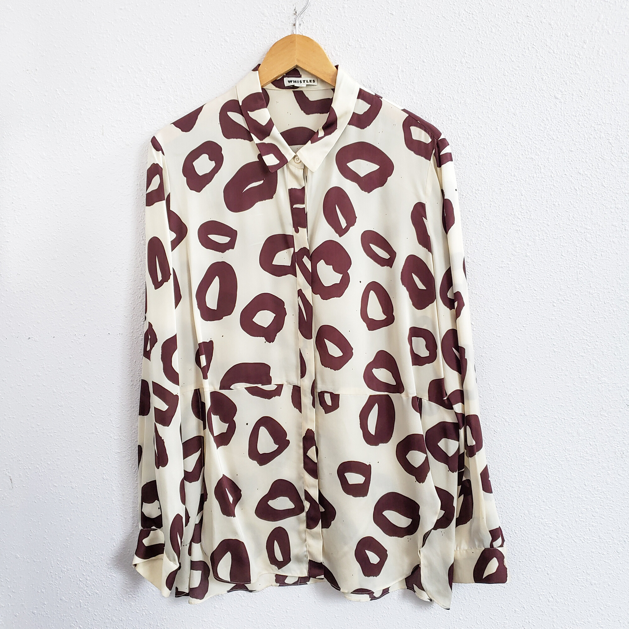 Whistles
Cream and brown print
Size: 12