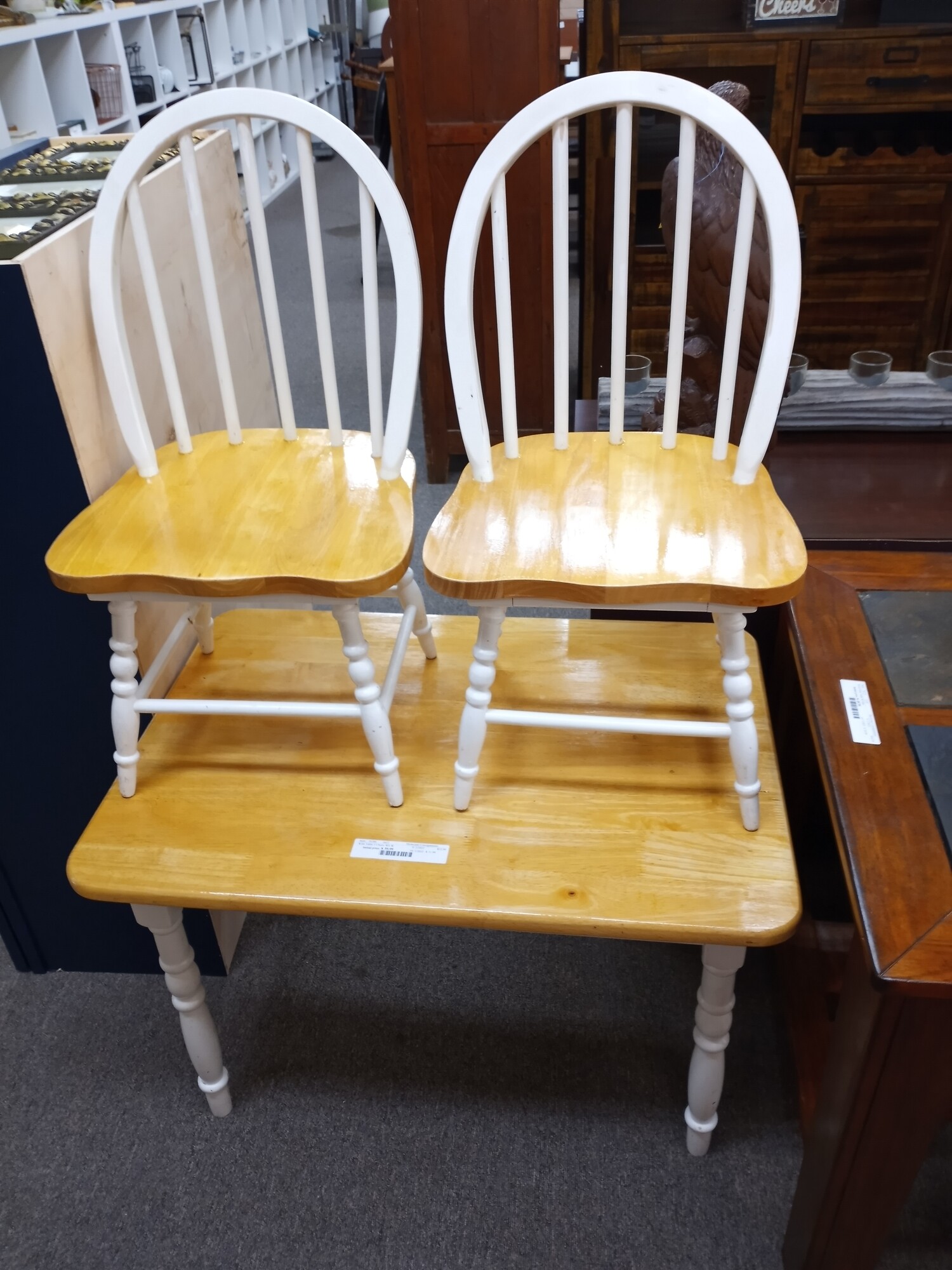 Kids Table 2 Chairs Wh