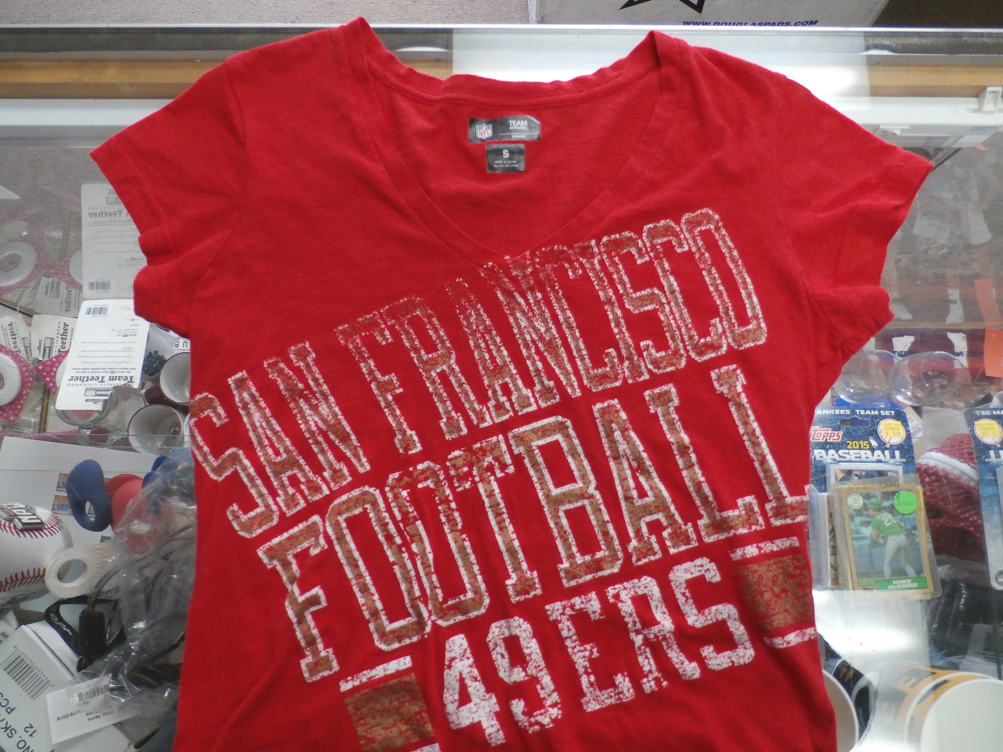 SF 49ers Women Shirt  Recycled ActiveWear ~ FREE SHIPPING USA ONLY~