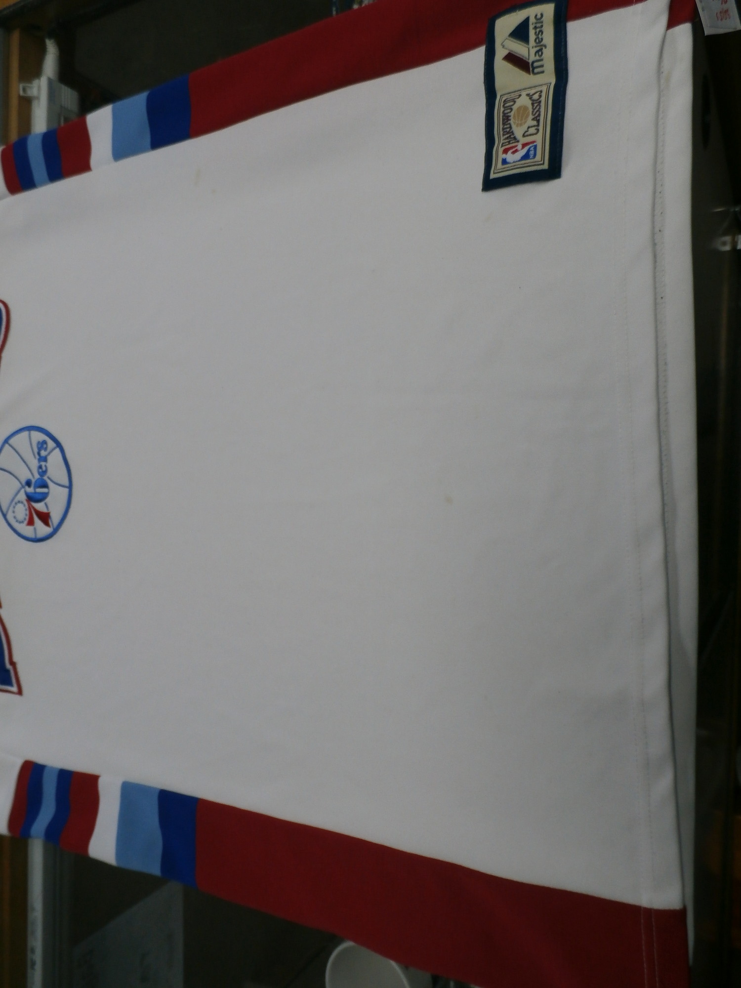 Majestic 76ers Jersey  Recycled ActiveWear ~ FREE SHIPPING USA ONLY~