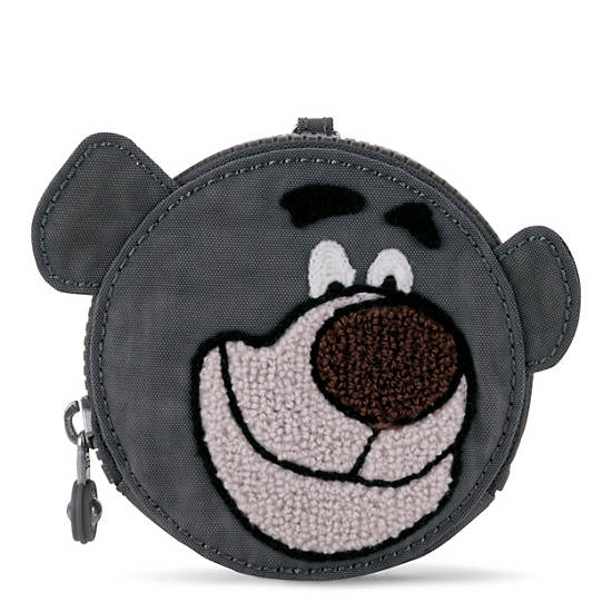 Special Edition Disneys Baloo Zip Case, Grey, Size: 4.25 x 4.25 x .75 with lobster clasp Retails for $36 US