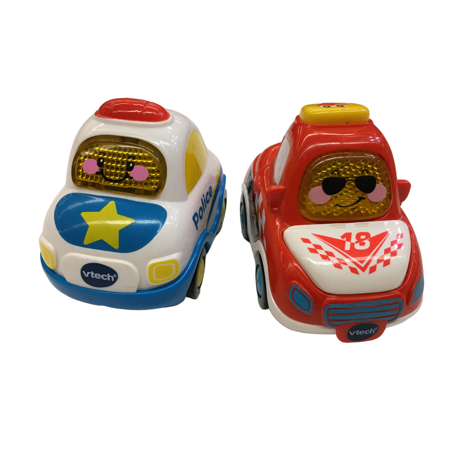 2pc Cars (Race/Police)  Pipsqueak Resale Boutique