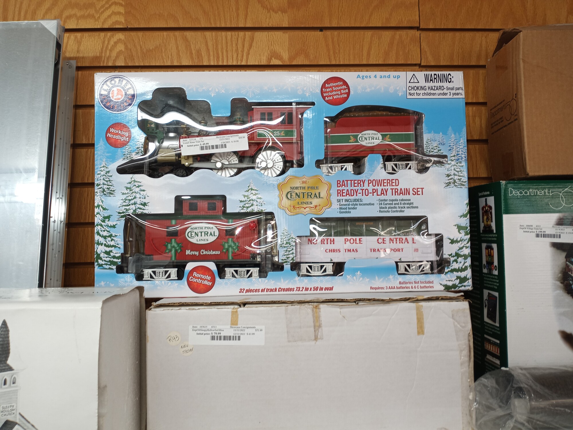 Lionel Xmas Train Set, new in box
