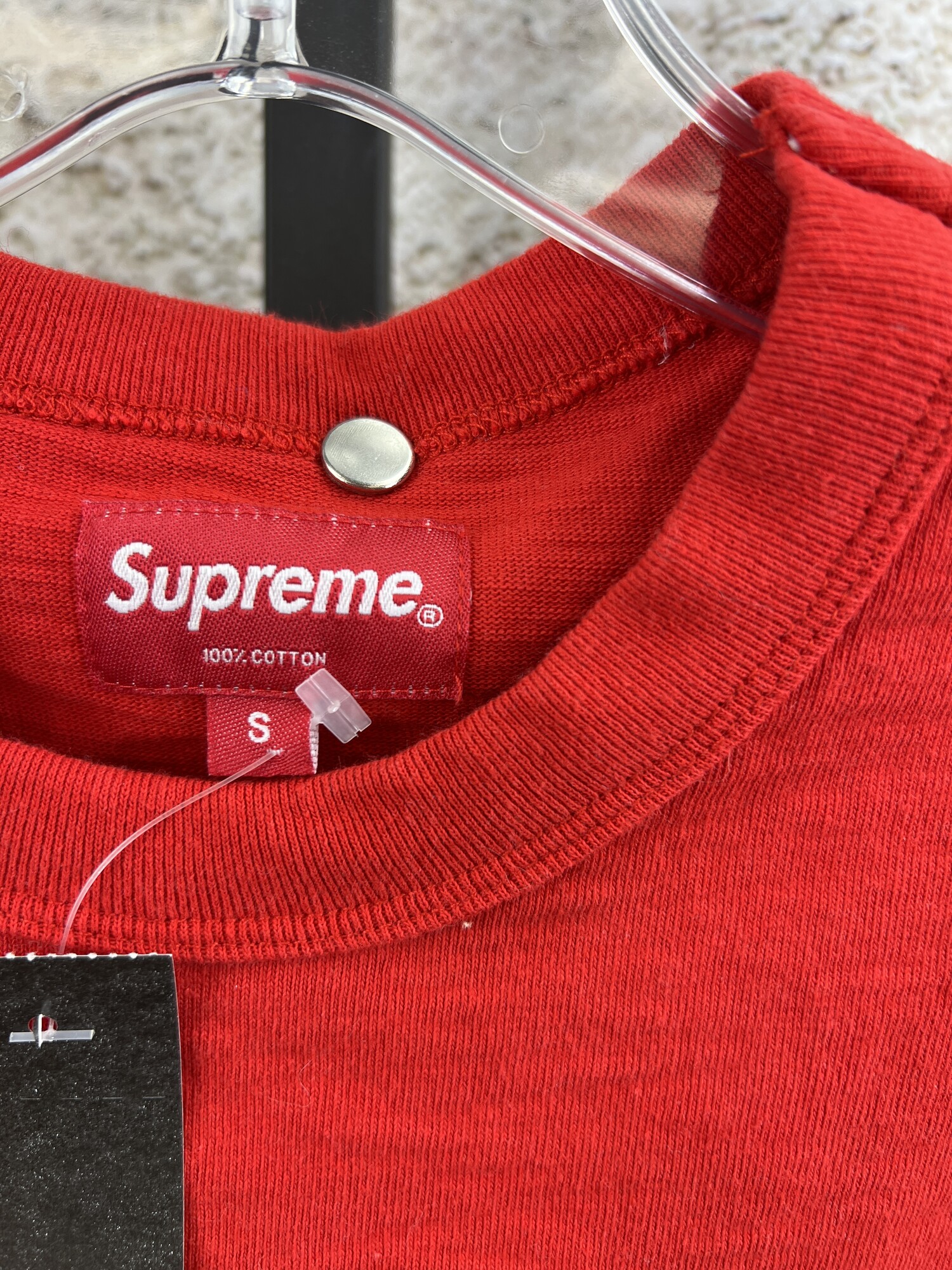 red supreme t shirt