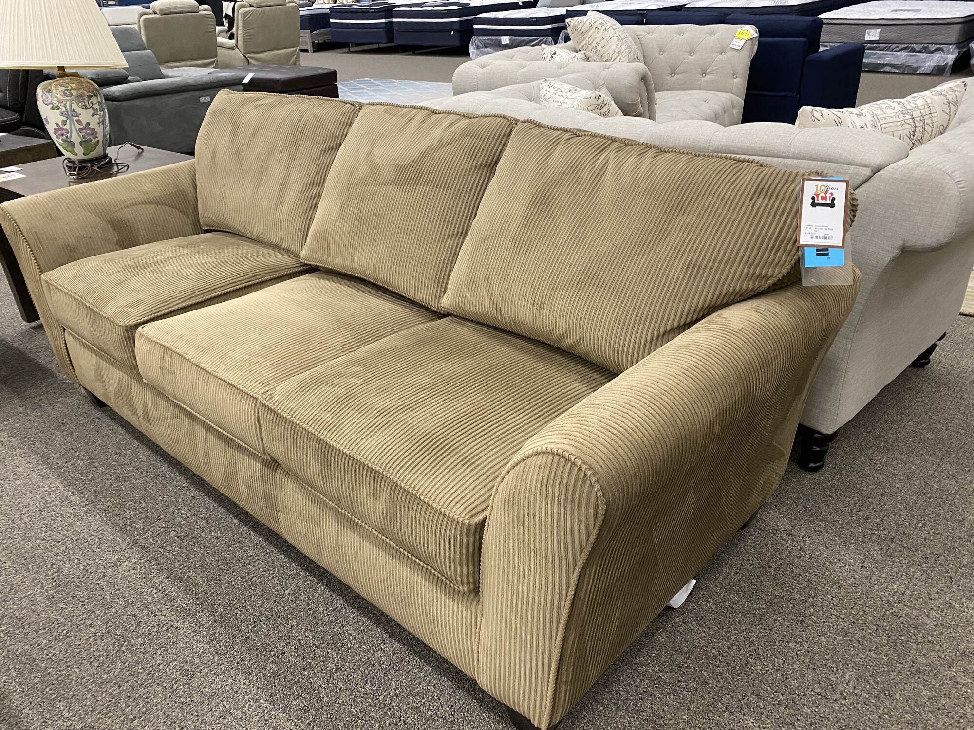 Broyhill Tan Sofa Consign Furniture Meridian