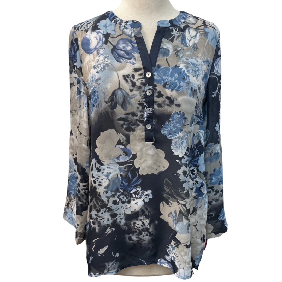 Soft Surroundings Size Xl Women's Blue-White Stripe Button Up Blouse –  Treasures Upscale Consignment
