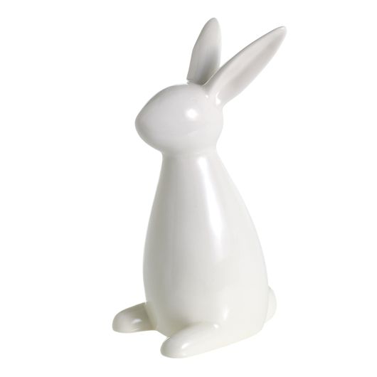 Patch Bunny, White Color
Ceramic bunny statuette in glossy white glaze, modern and playful and available in two sizes.
UPC:842306017654
Dimensions:4.25 x 3.25 x 7.75
