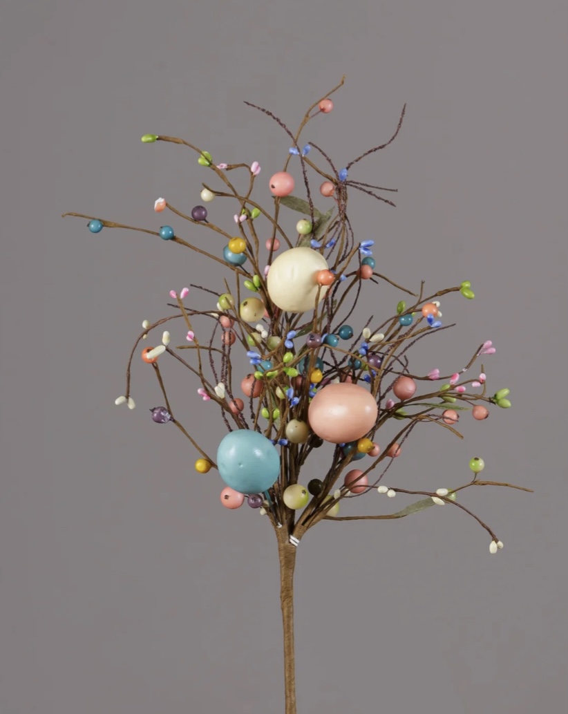 This fun and festive Pip and Egg stem measures 18 inches tall and will look adorable accenting your Easter decor