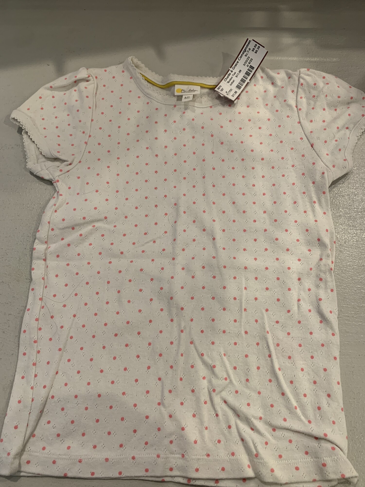 *Boden Tee, Size: 8-9