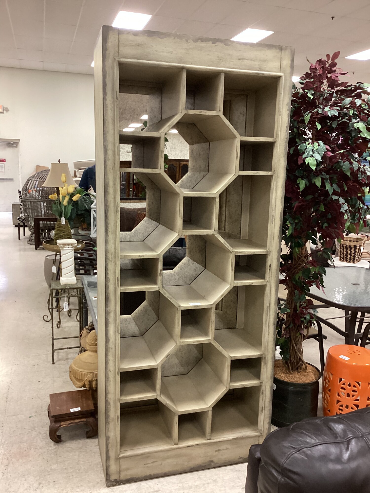 Vertical Bookcase W/ Cuto Chic & Cozy Consignment Furniture