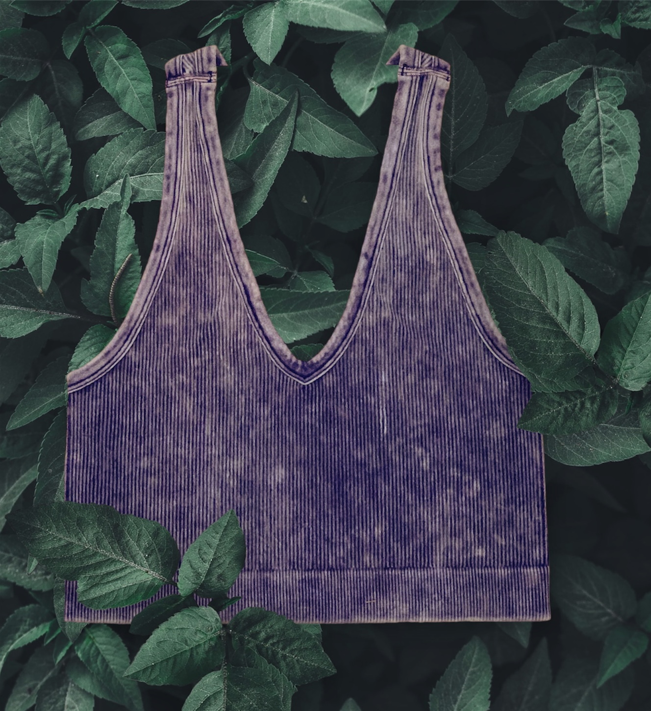 Our bralettes are light and breathable with a perfect washed color! These take layering to the next level, instantly making any outfit look well thought out!
