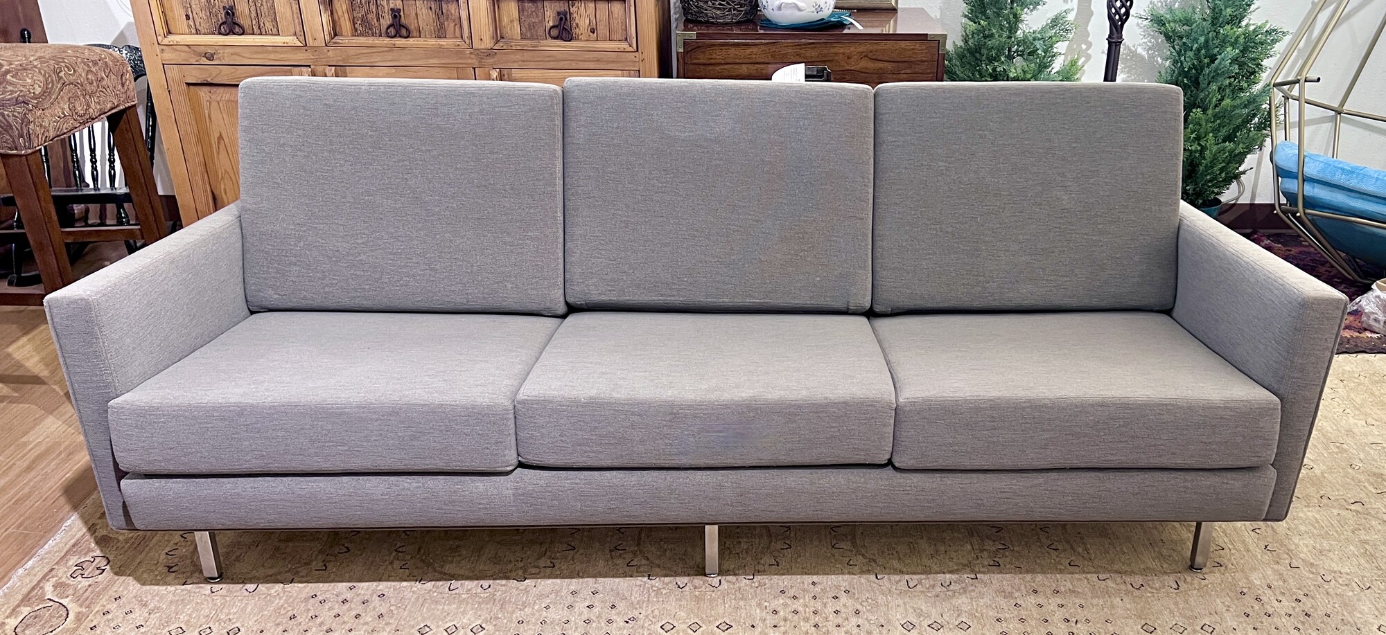 Sofa Modernica, Grey, Size: 82x33x29