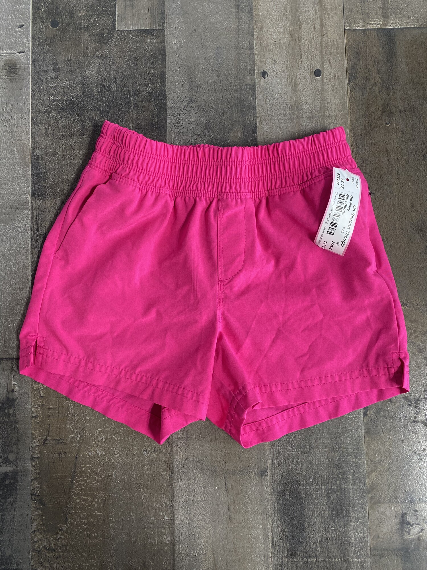 Girls Athletic Shorts, Pink, Size: 6/7