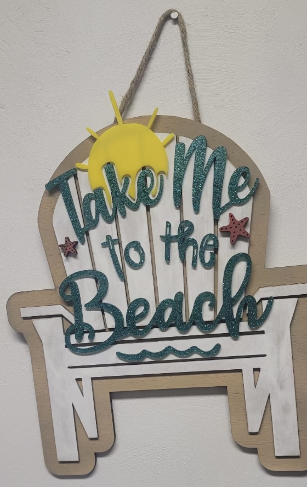 Take me to the Beach wall chair hanger