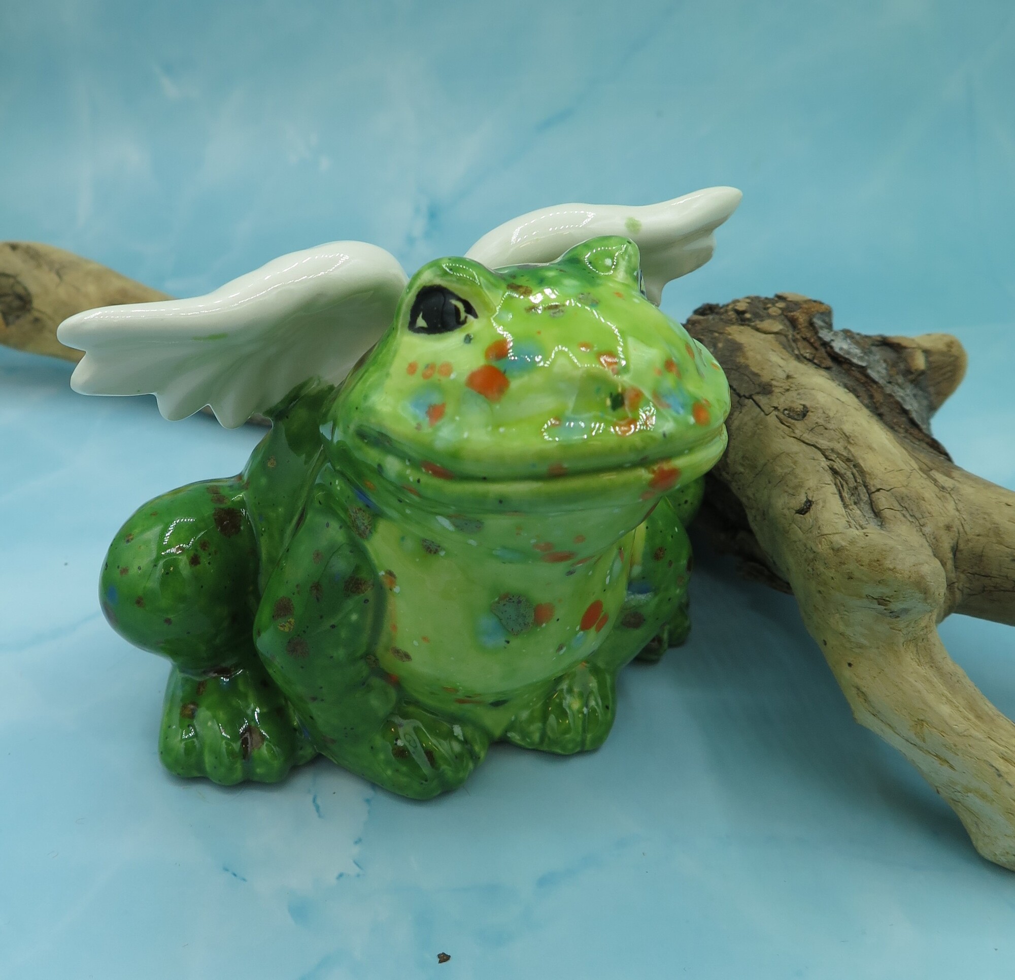 Frog Angel, Greens, Size: 4