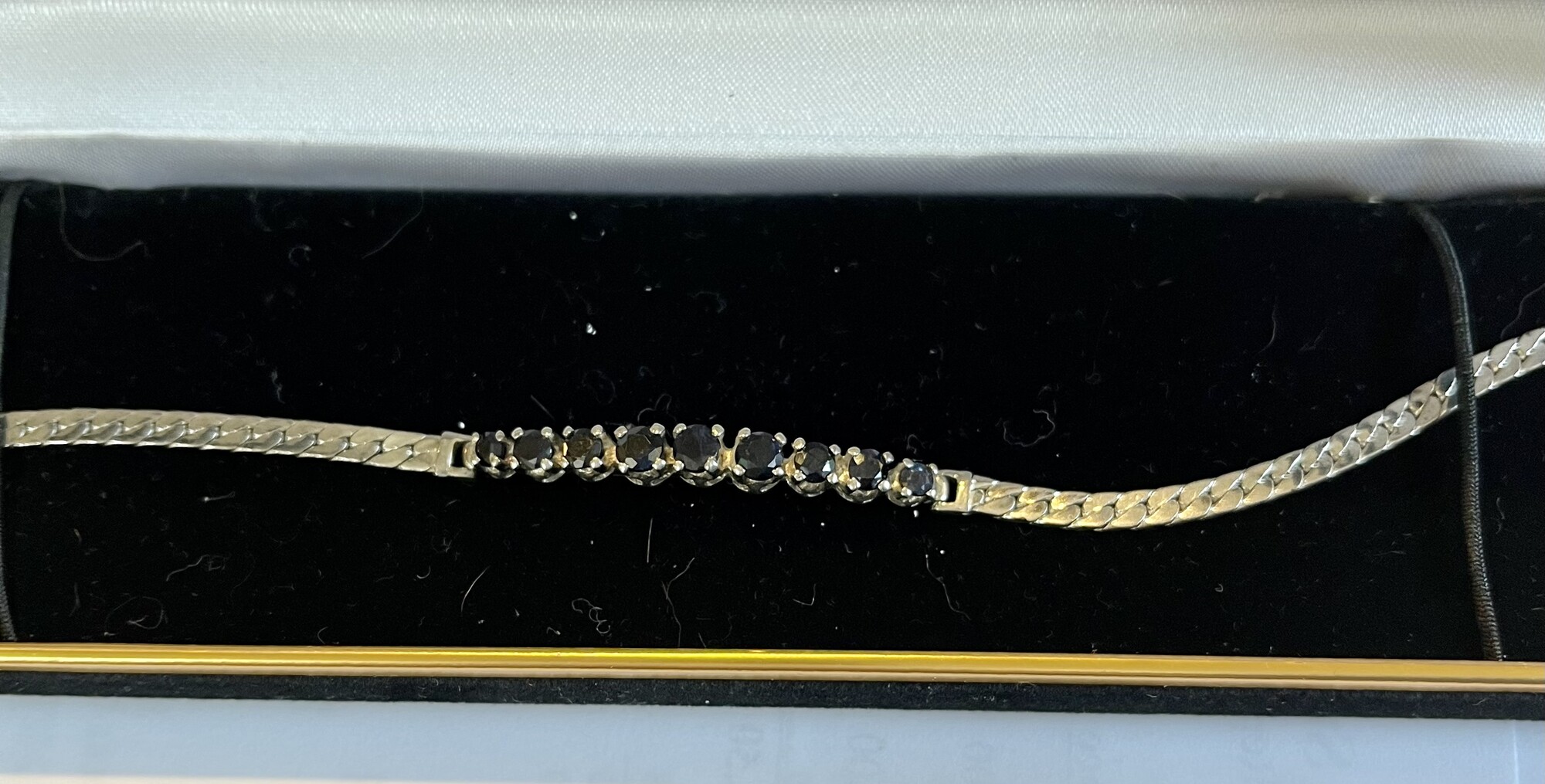 Sterling Sapphire Bracele