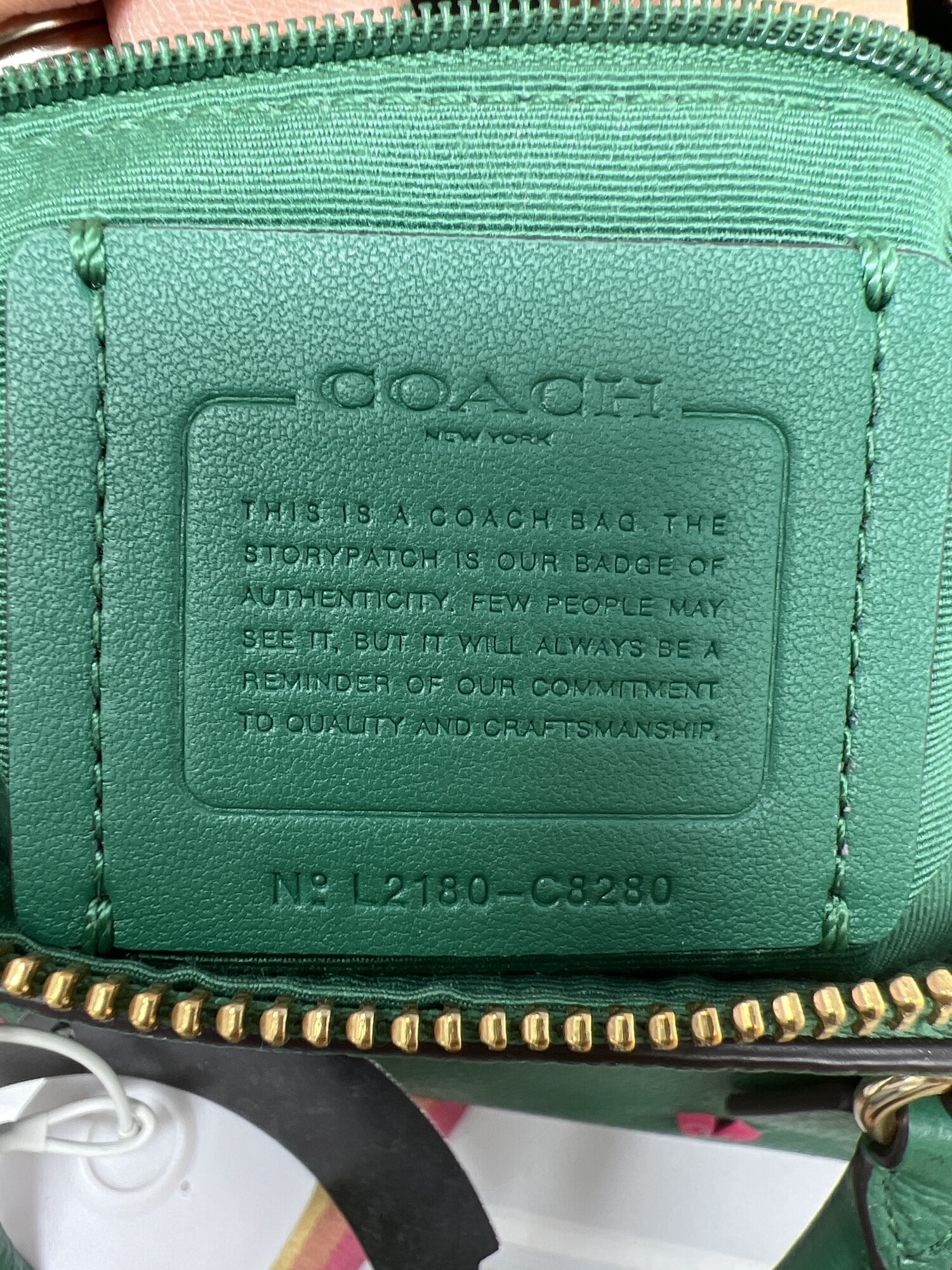 Coach Rowan Satchel Crossgrain leather bag. Good condition