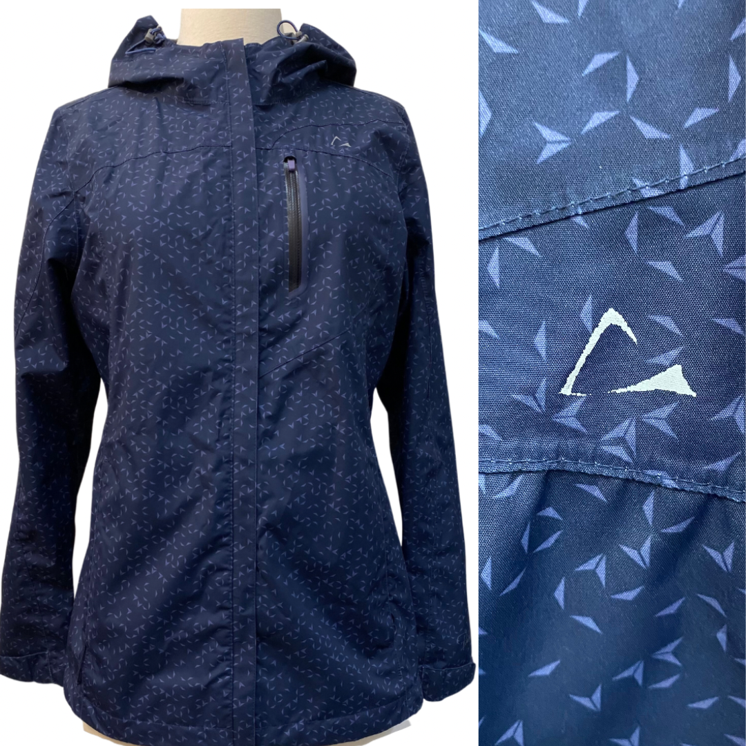 Paradox Hooded Raincoat
Water Proof
Navy and Blue
Size: Small