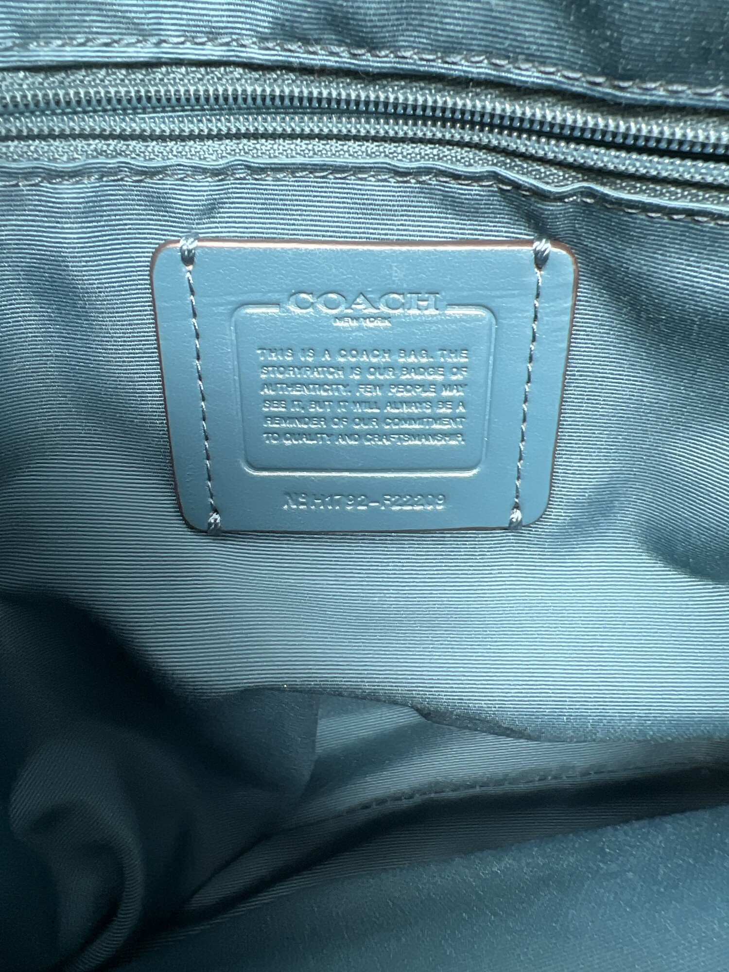 Coach discount iridescent bag