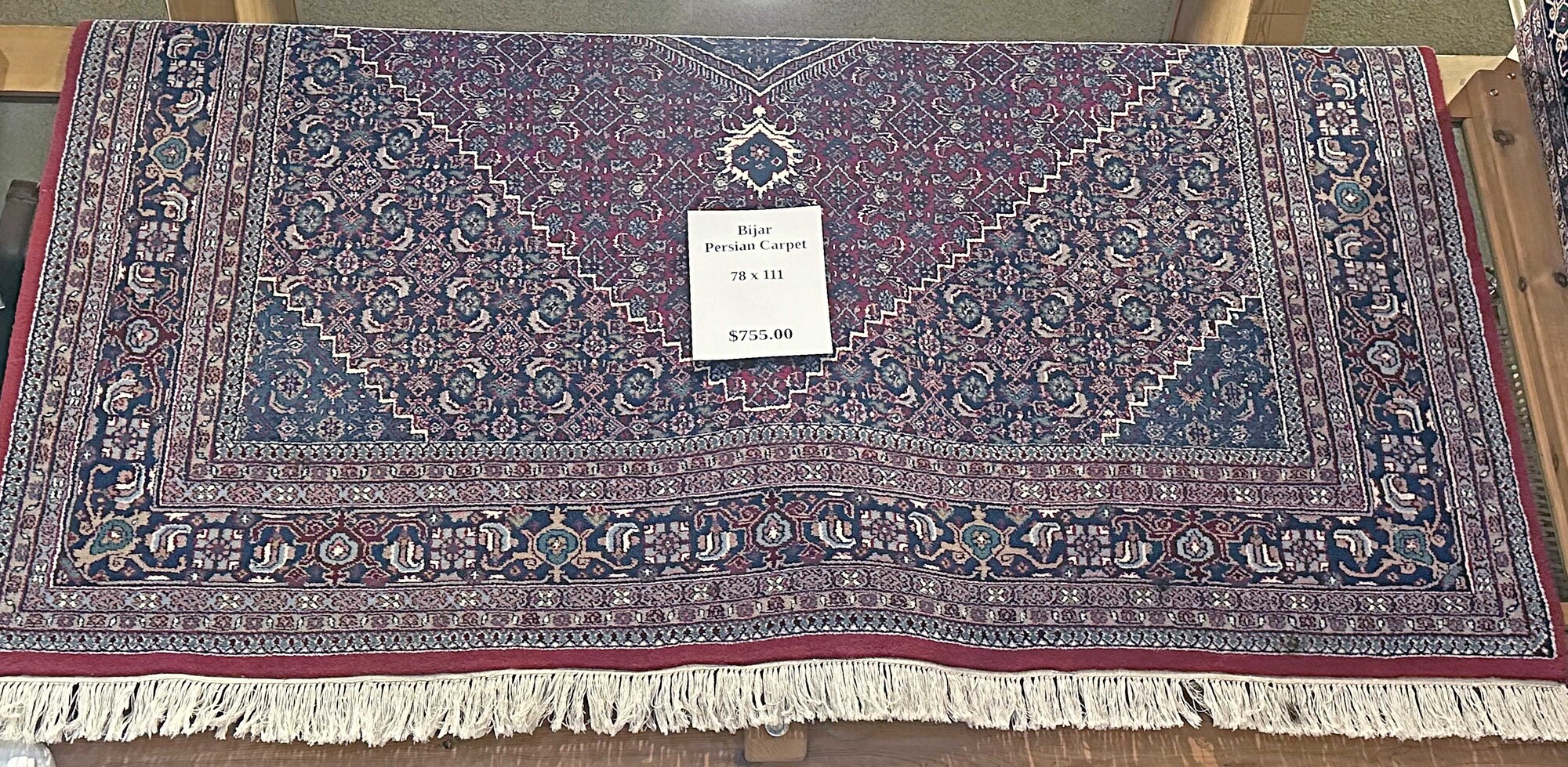 Bijar Persian Carpet

78 In X 111 In
Maroon Multi Color
