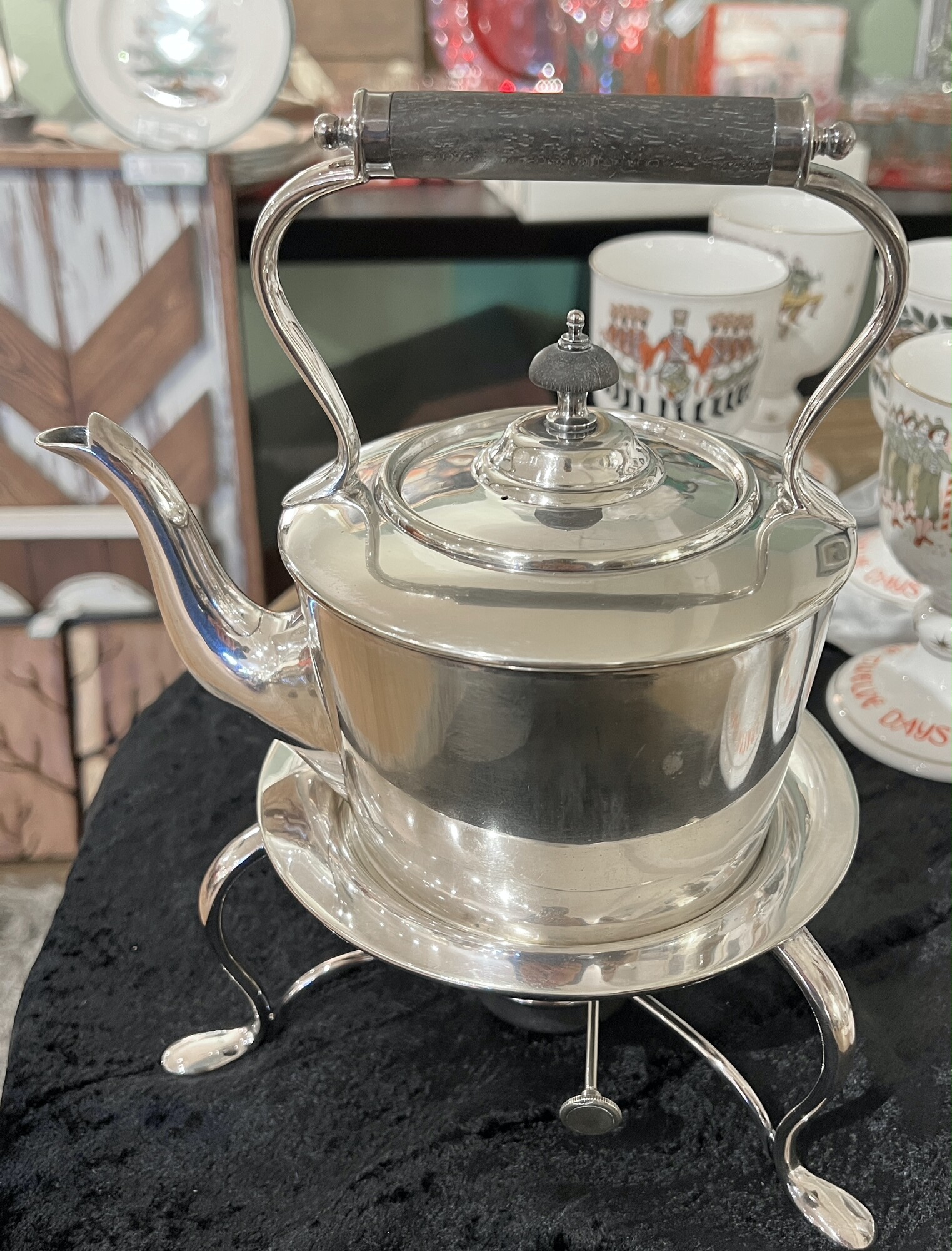 Teapot & Warmer, Wallace, Silver Plate, 2 Pcs