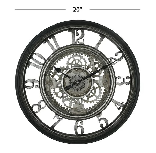 GearIndustrial Wall Clock Consign Home Couture