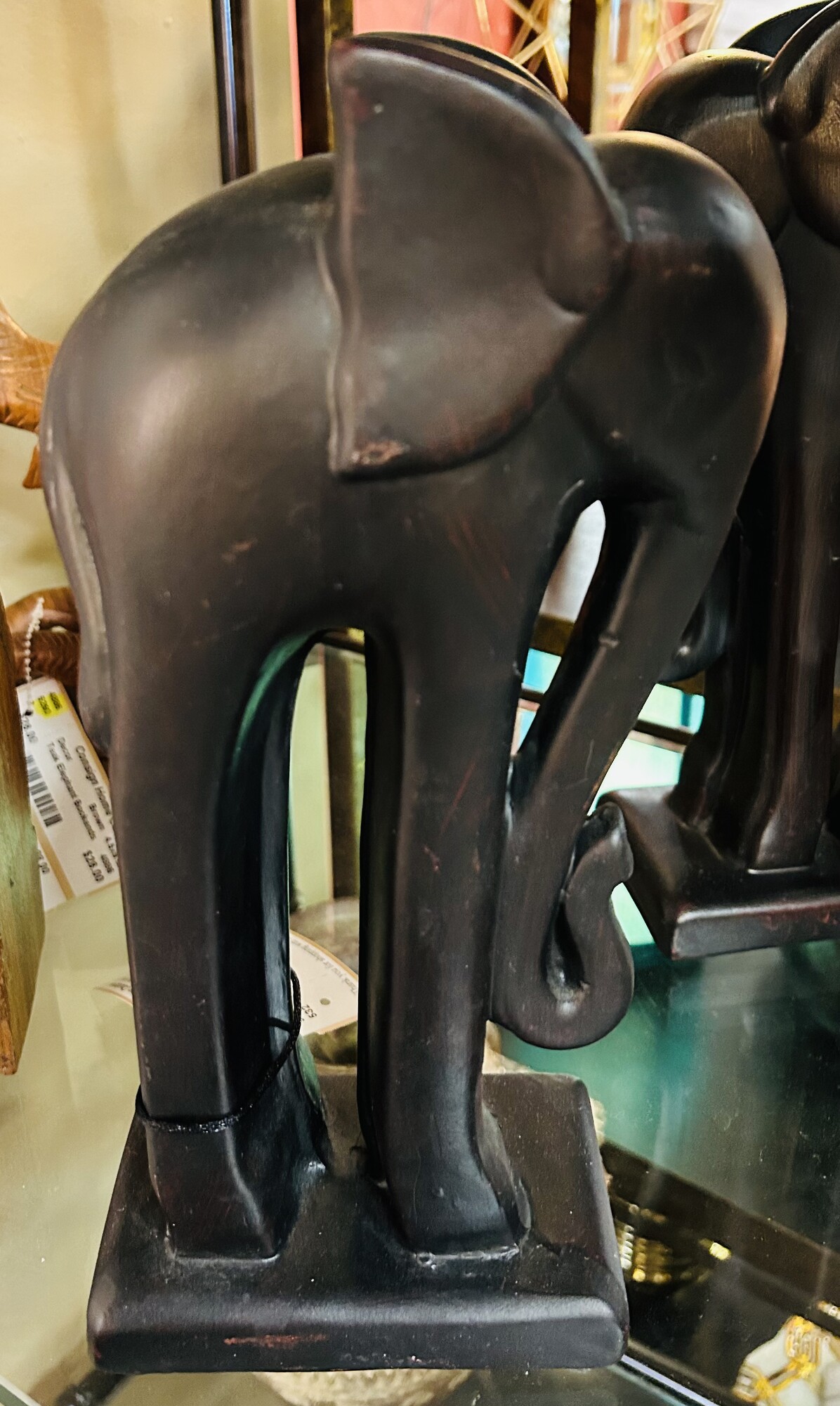 Ceramic Elephant Statue Consign Home Couture