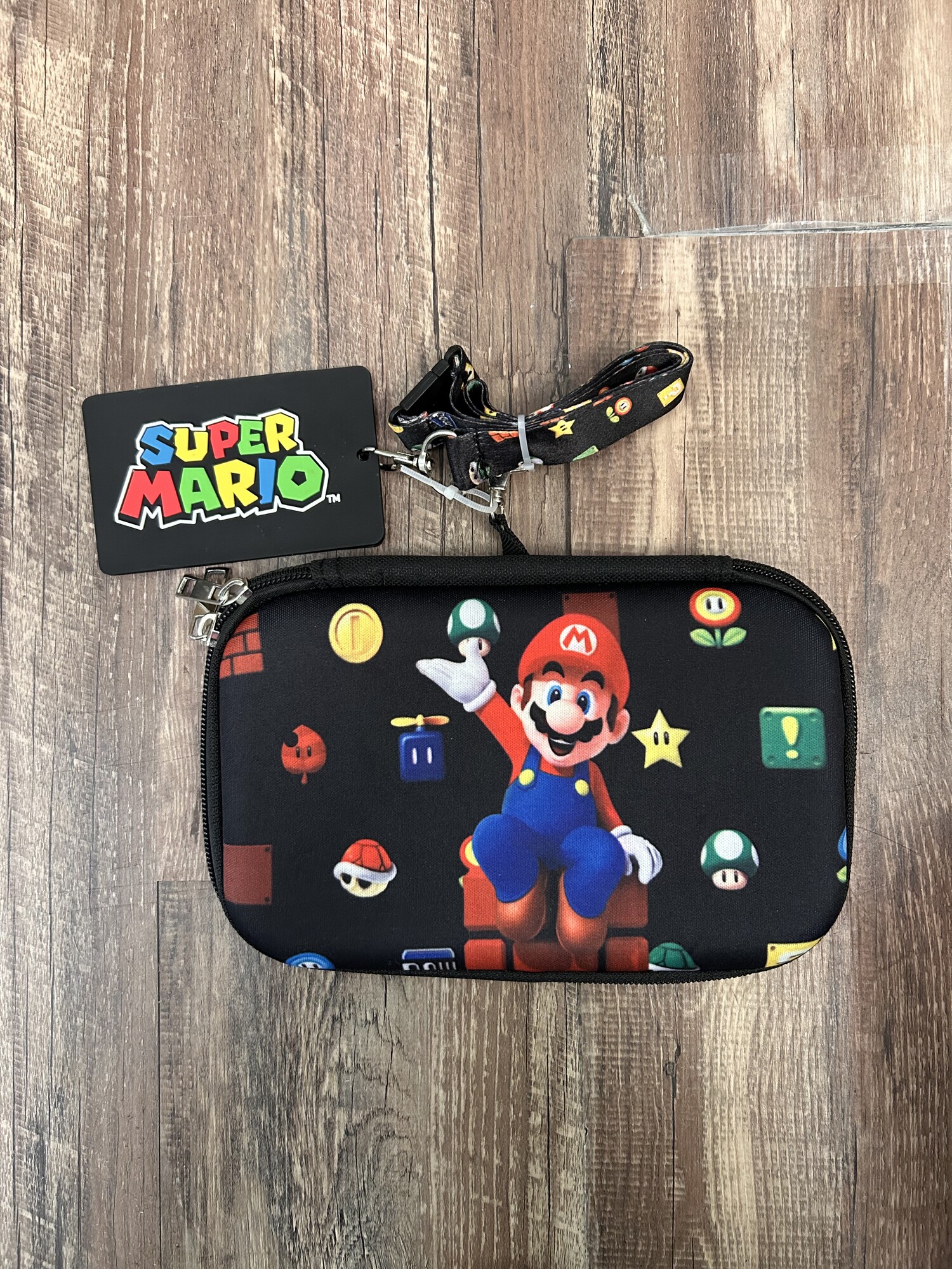 Mario Game Case NEW, Black, Size: Toy/Game