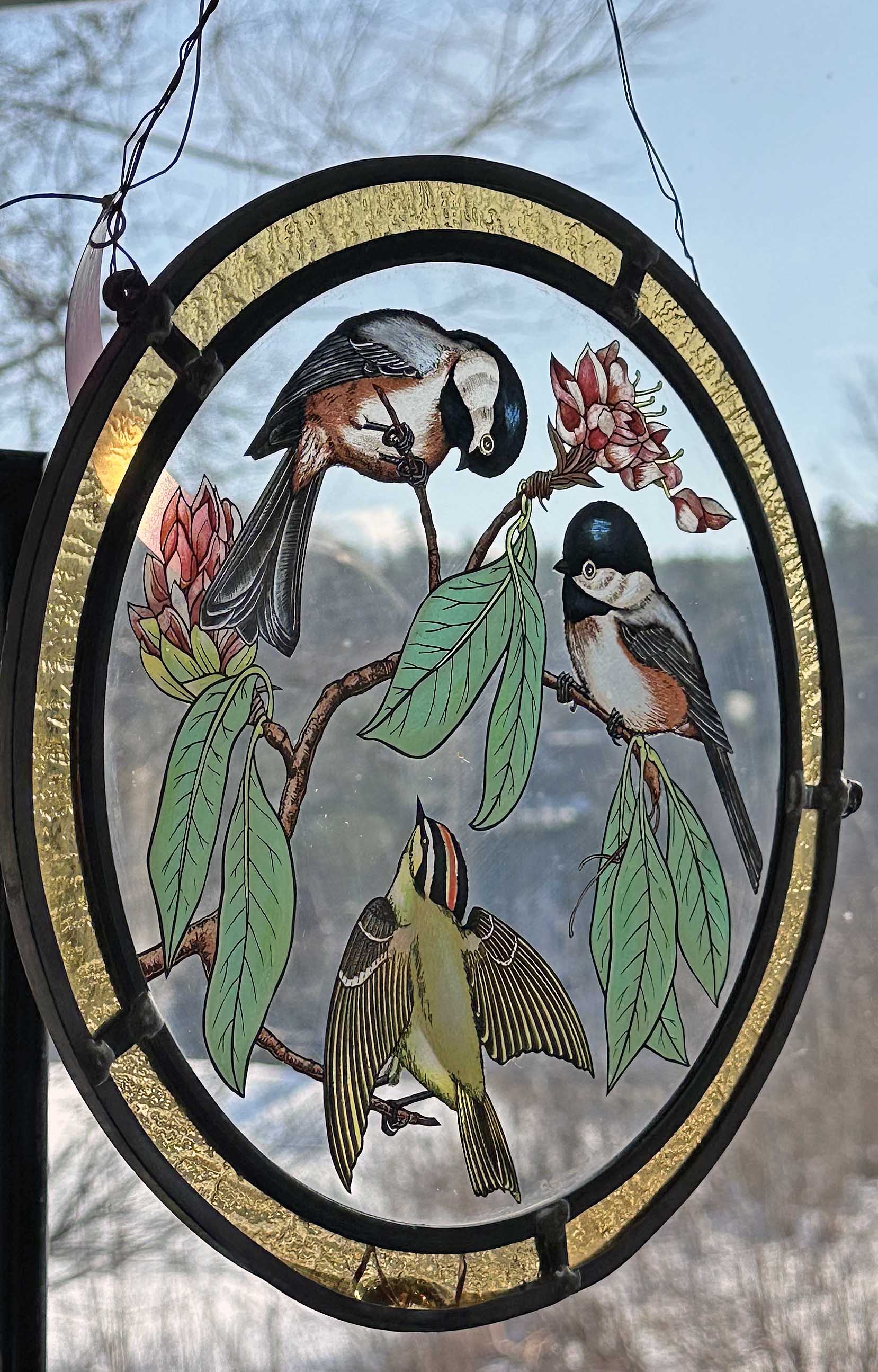 1979 Stained Glass Birds
made by Glassmaster
10 In x 10.5 In.