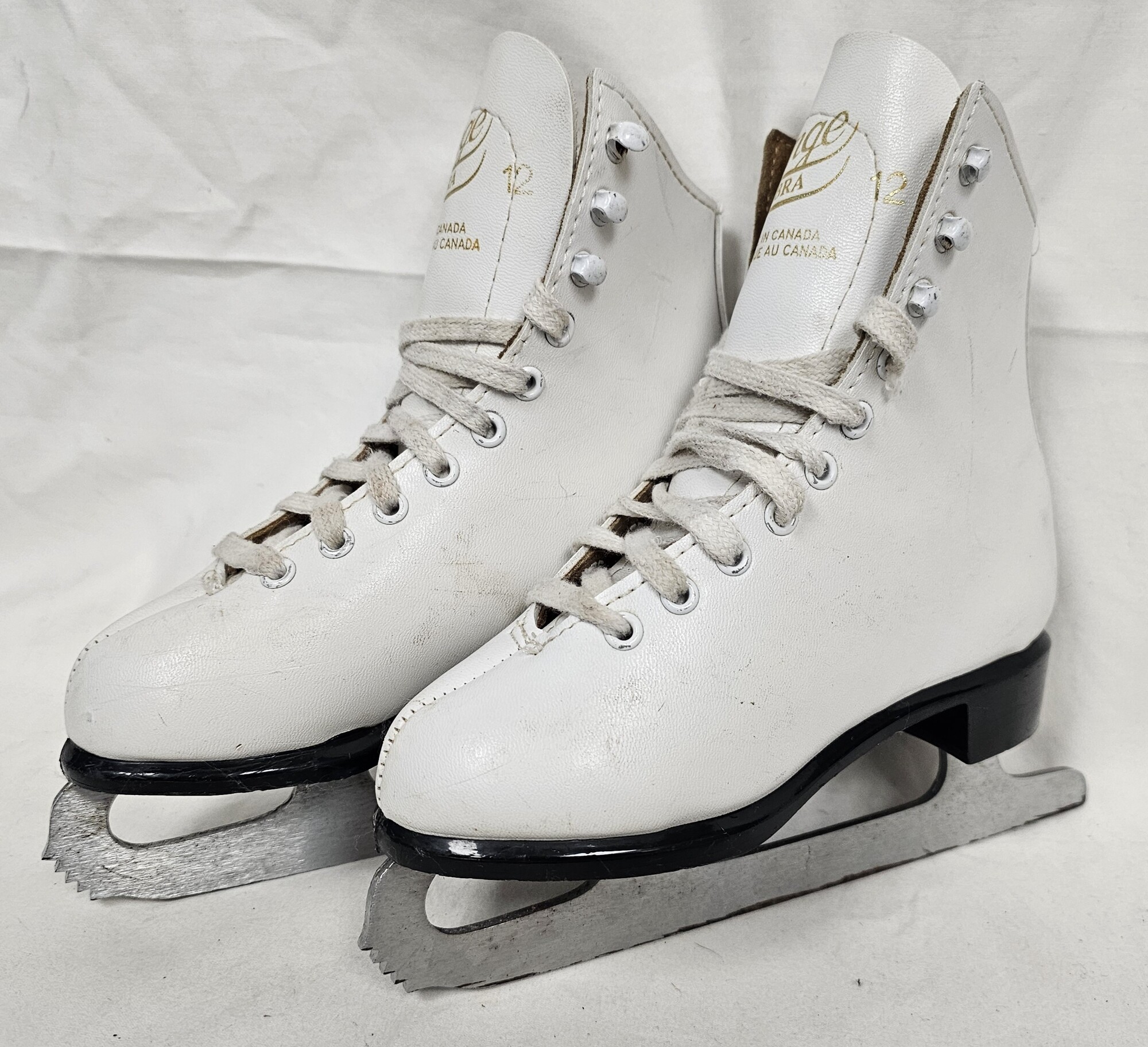 Pre-owned Lange Libra Youth Figure Skates, Size: Y12
