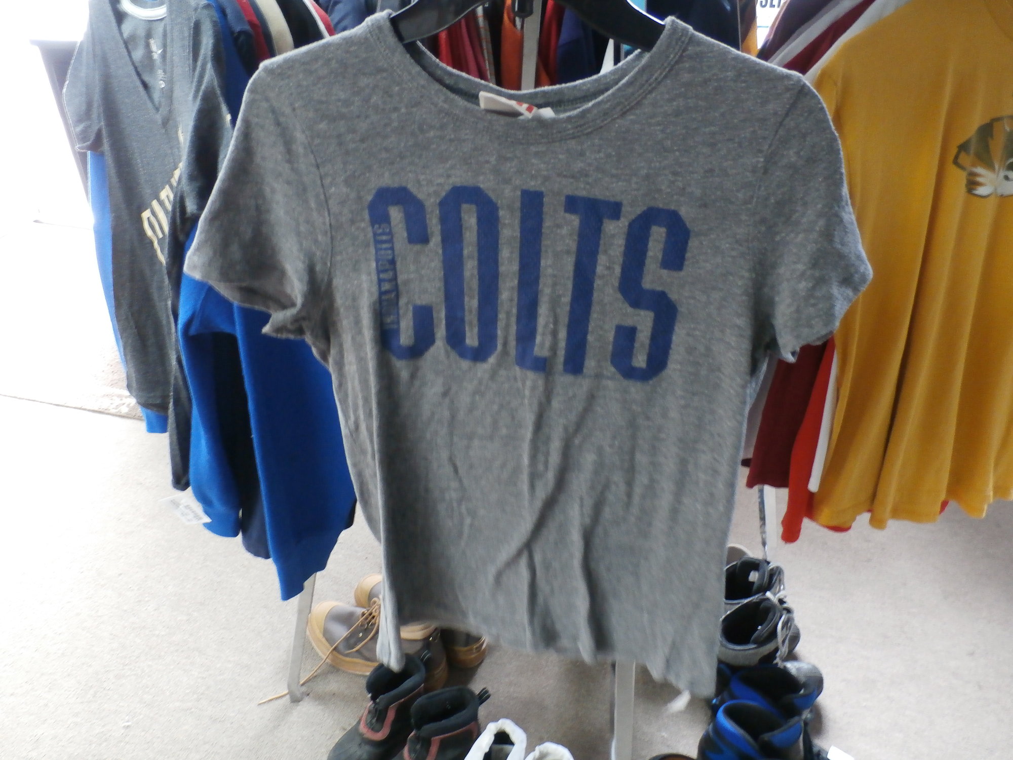 Indy Colts Shirt Womens  Recycled ActiveWear ~ FREE SHIPPING USA