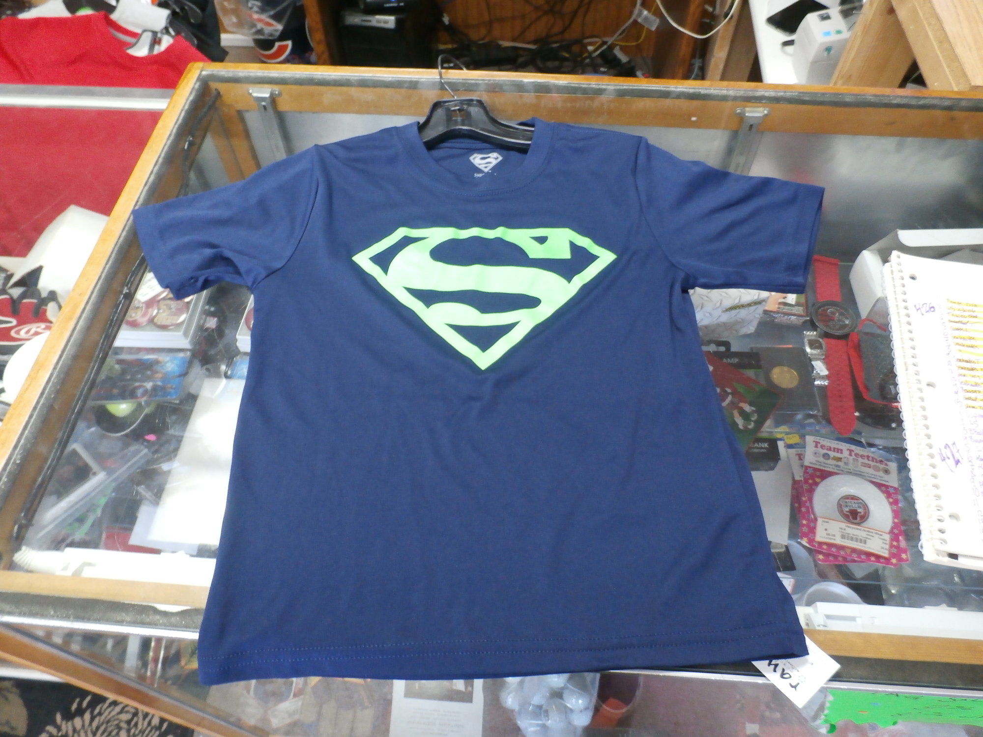 Superman Shirt  Recycled ActiveWear ~ FREE SHIPPING USA ONLY~